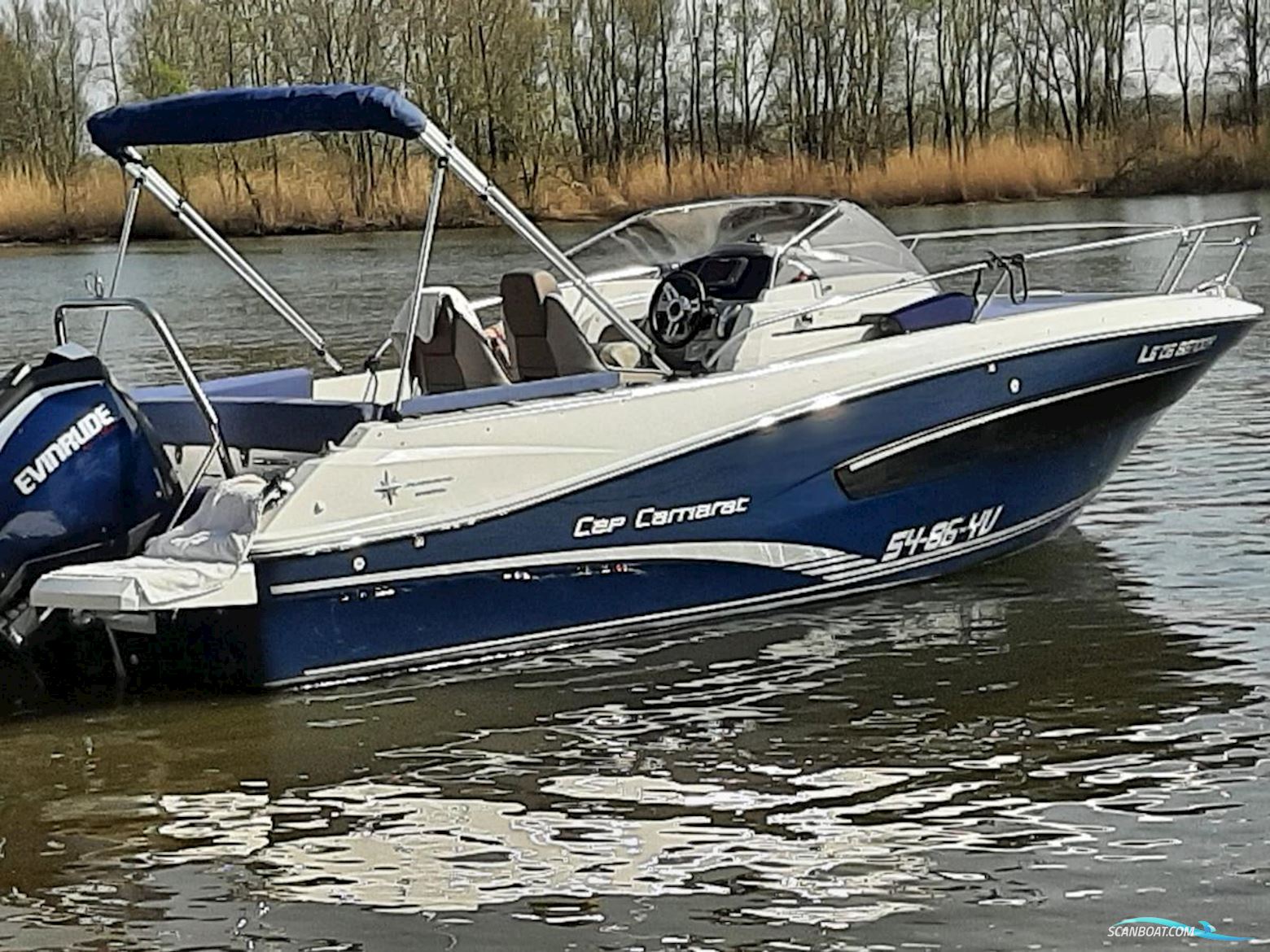 Jeanneau  Cap Camarat 7.5 WA Motorboten 2017, met Evinrude  motor, The Netherlands