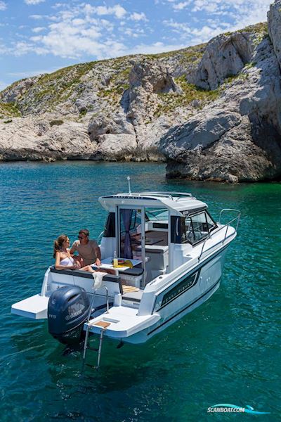 Jeanneau 605 Merry Fisher Cruiser Motorboten 2024, met Yamaha F100LB motor, Denemarken