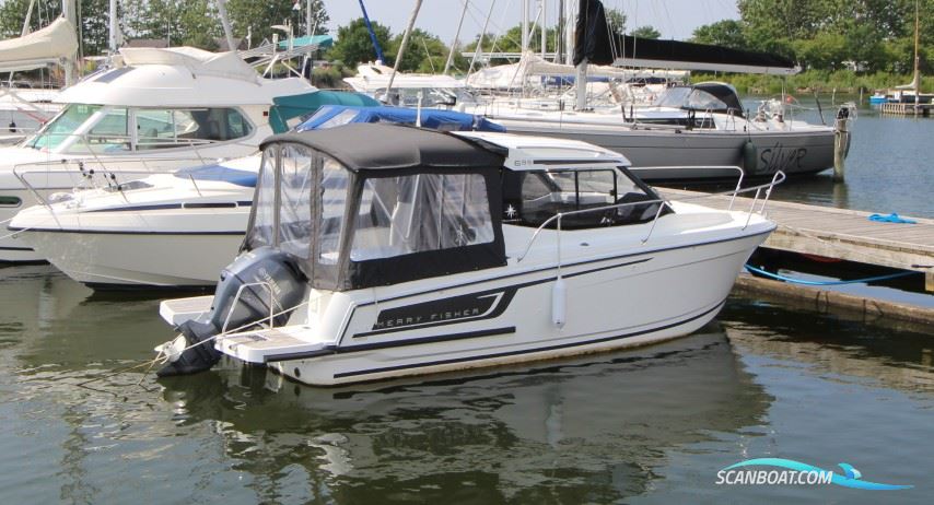 Jeanneau 695 Merry Fisher Motorboten 2019, met  Yamaha 115HK  motor, Denemarken
