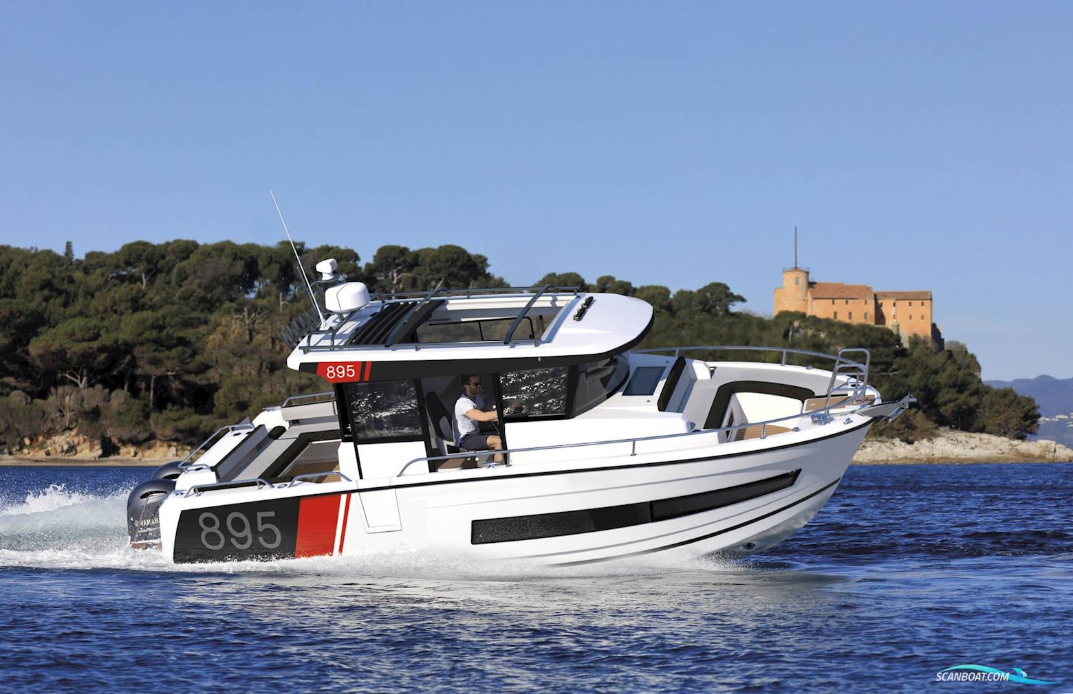 Jeanneau 895 Merry Fisher Sport Motorboten 2024, met Twin Yamnaha F150Xsa motor, Denemarken