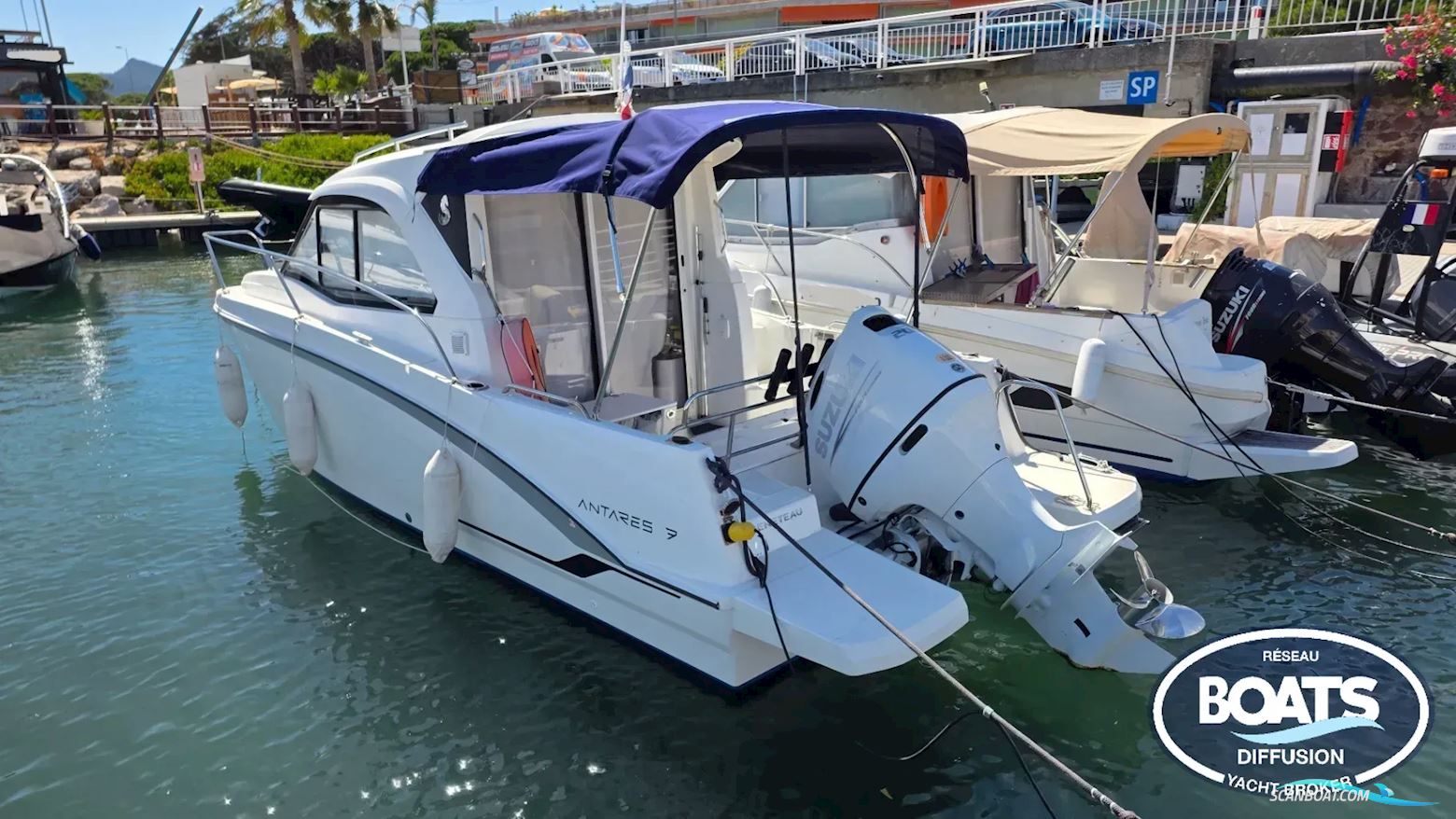 Jeanneau Antares 7 OB Motorboten 2022, met Suzuki motor, France
