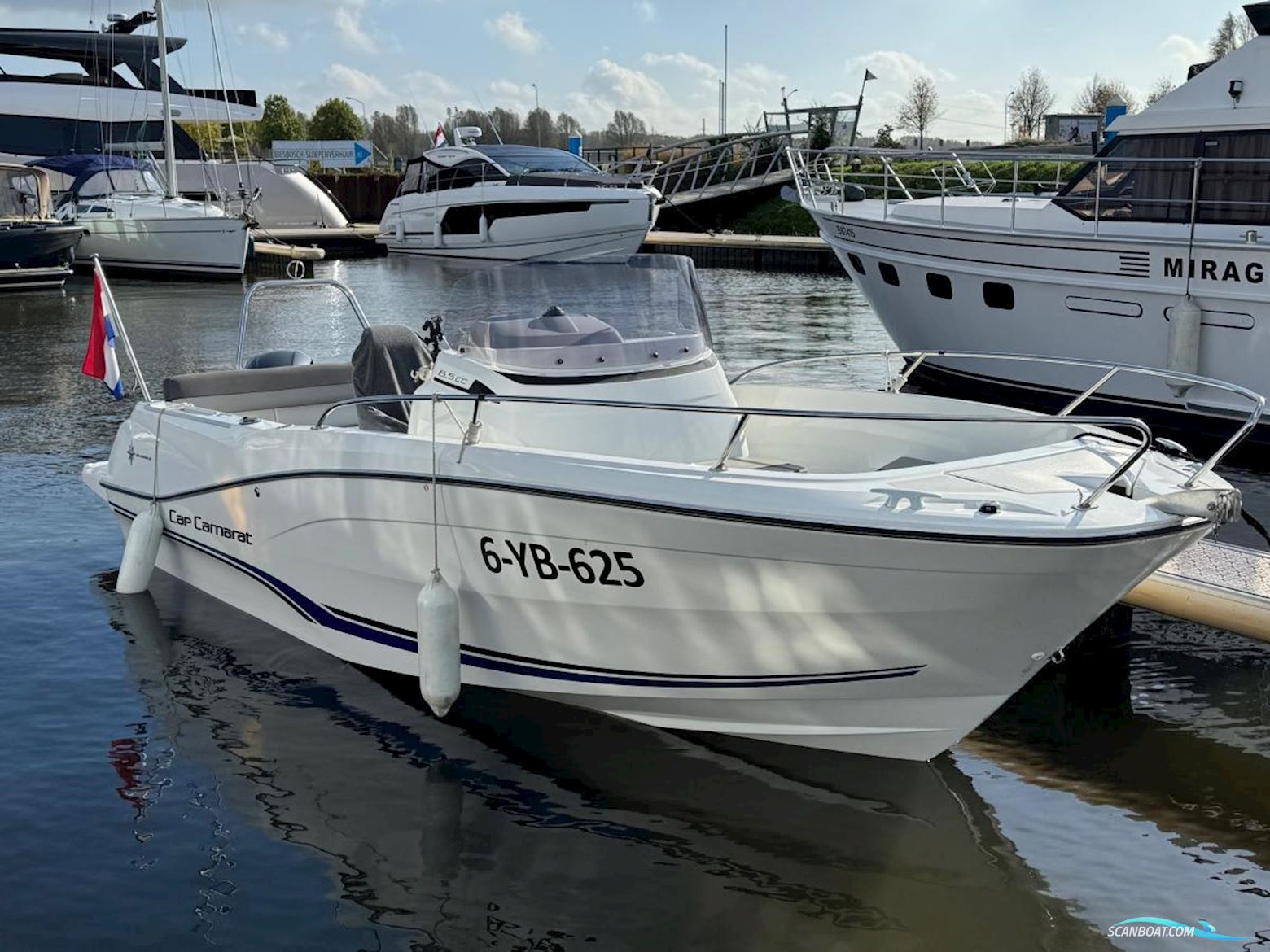 Jeanneau Cap Camarat 6.5 CC Serie 3 Motorboten 2019, met Yamaha motor, The Netherlands