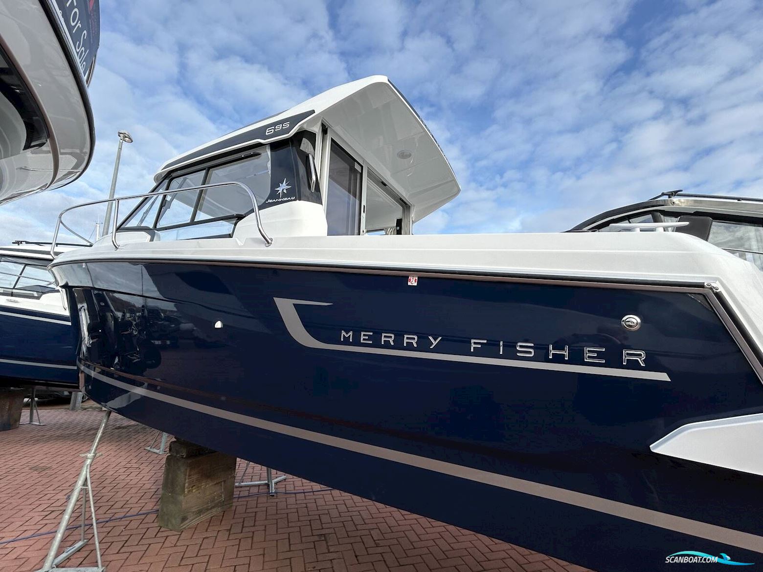 Jeanneau Merry Fisher 695 S2 Legend Motorboten 2024, met Yamaha F150LCA motor, United Kingdom
