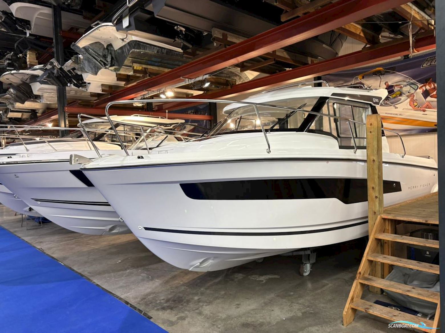 Jeanneau Merry Fisher 695 Serie 2. Dit Schip is Aanwezig op de Suzuki Stand Van Hiswa te Water 2026.