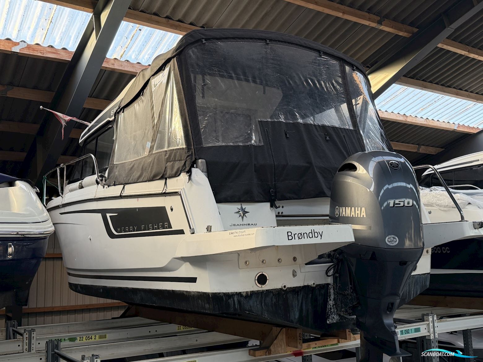 Jeanneau Merry Fisher 695 Serie 2 Motorboten 2022, met Yamaha F150 motor, Denemarken