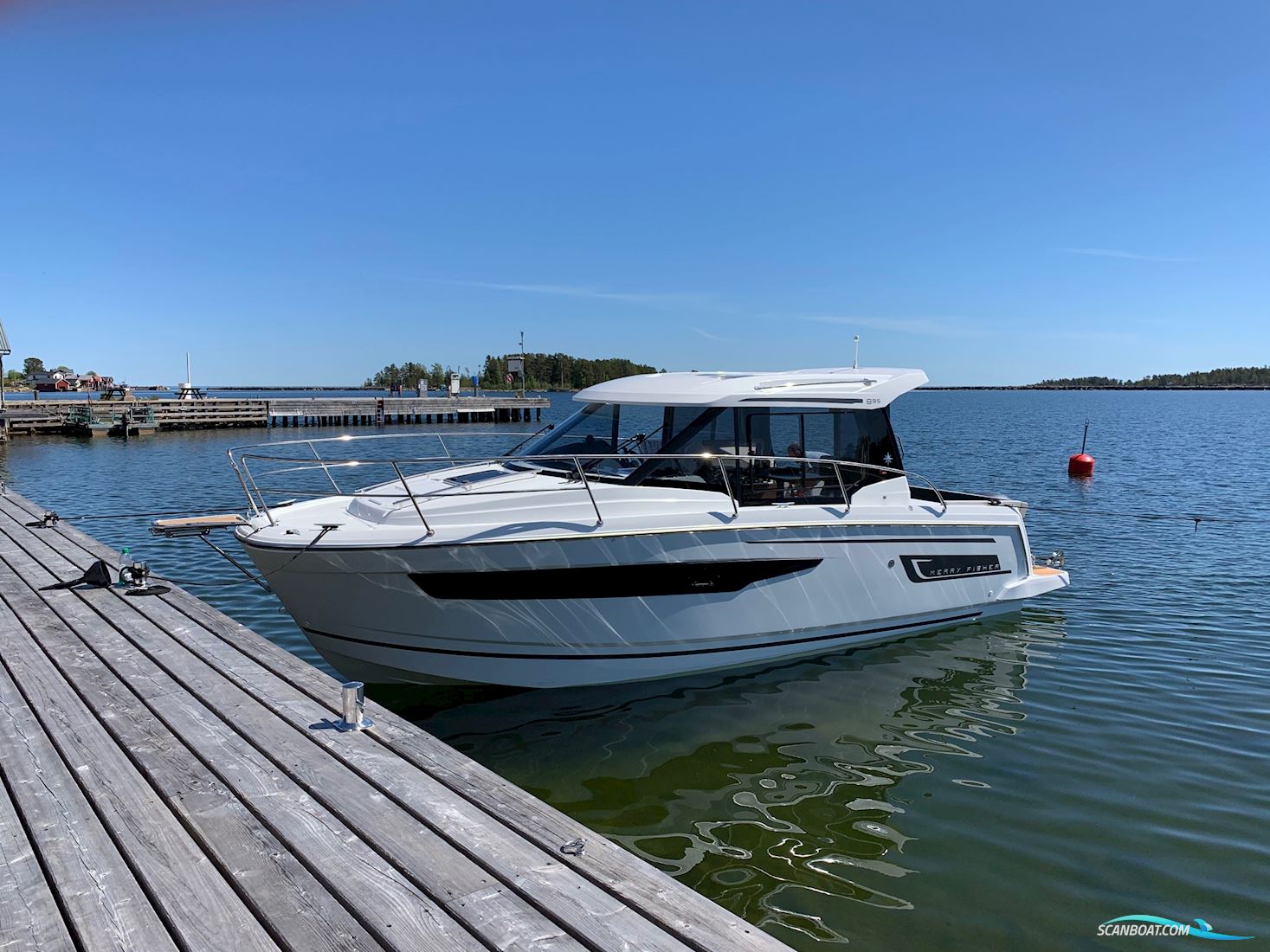 Jeanneau Merry Fisher 895 Motorboten 2019, met Yamaha 350 HK motor, Sweden