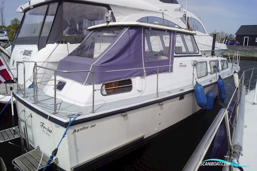 Jupiter 30 Motorboten 1974, met Perkins T6-354 Marine Diesel motor, Denemarken