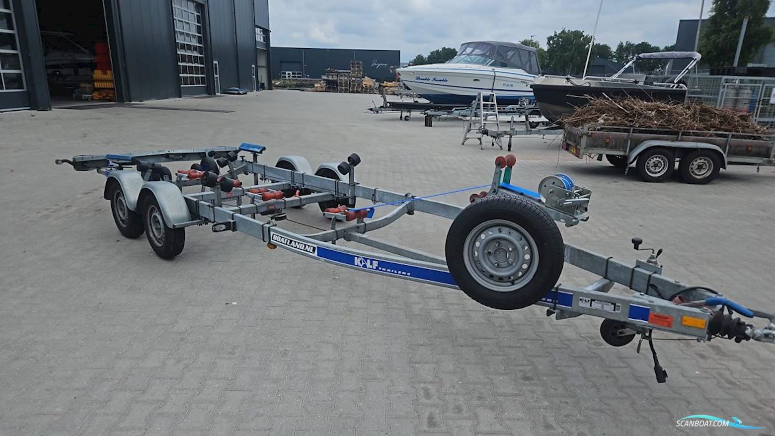 Kalf boottrailer  V-2000 Tandem-as Motorboten 2014, The Netherlands