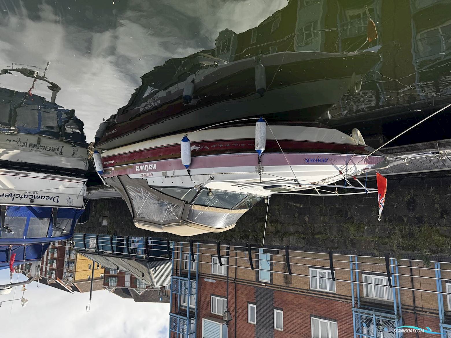 Kirie Daytona 650 Motorboten 1994, met Mercruiser 4.3 Thunderbolt motor, United Kingdom