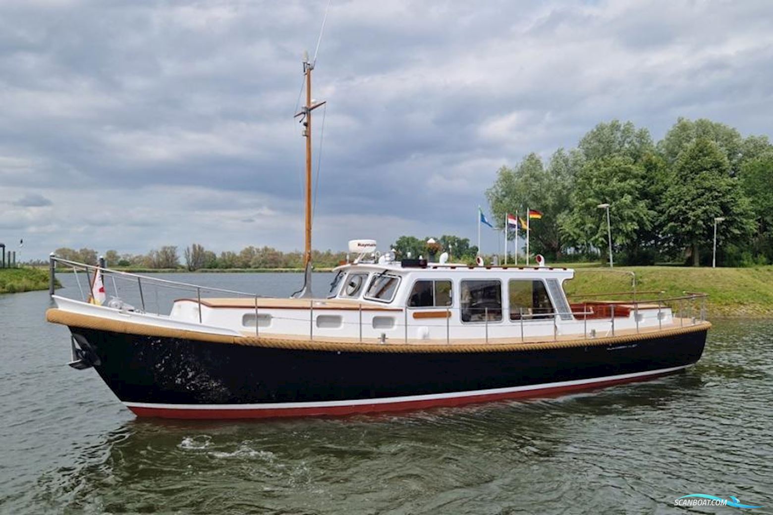 Klaassen Vlet 13.60 Motorboten 1991, met MAN 113 pk. (D0226 ME) motor, The Netherlands