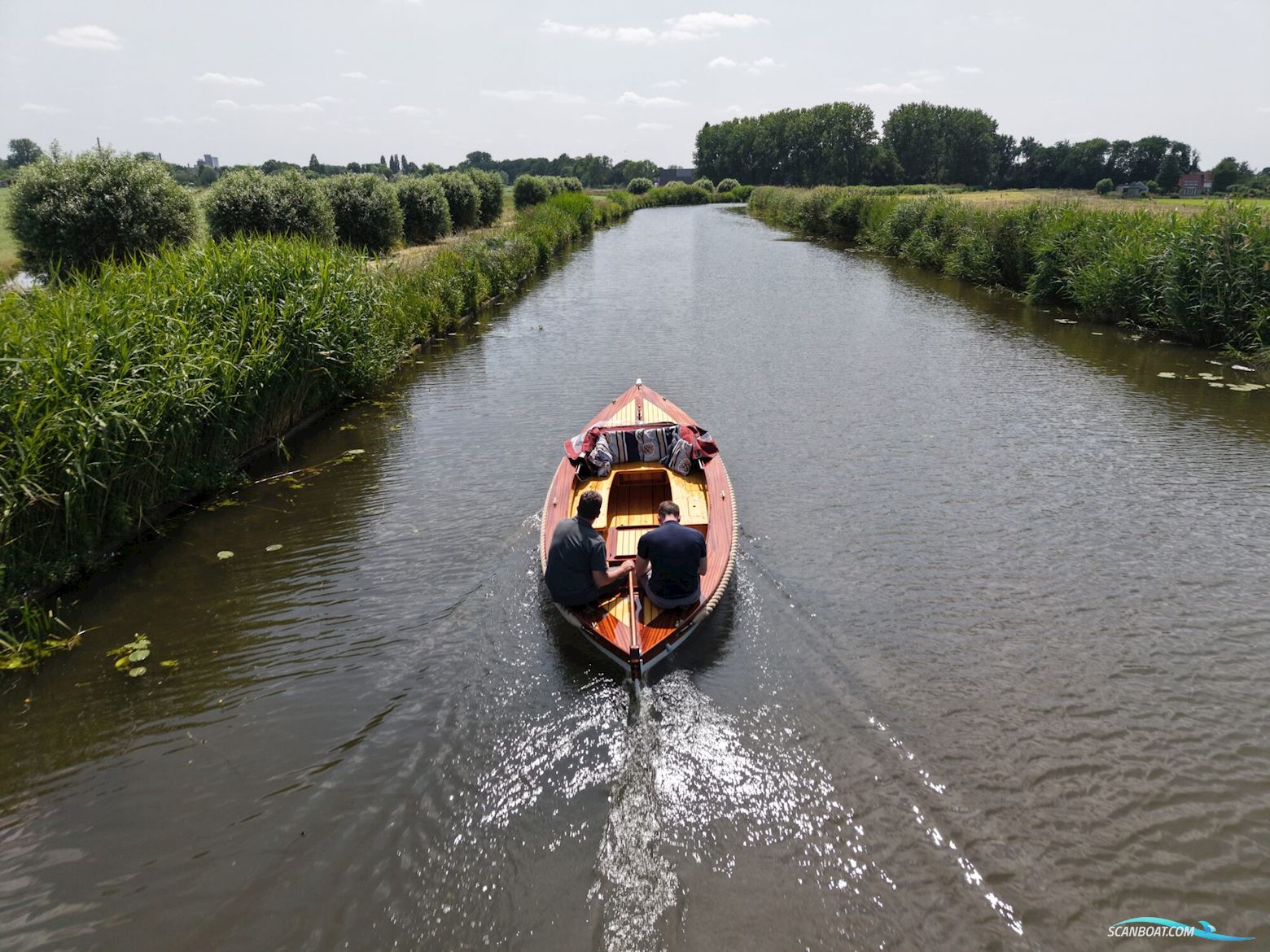 Klassieke Mahoniehouten Sloep 6.20
