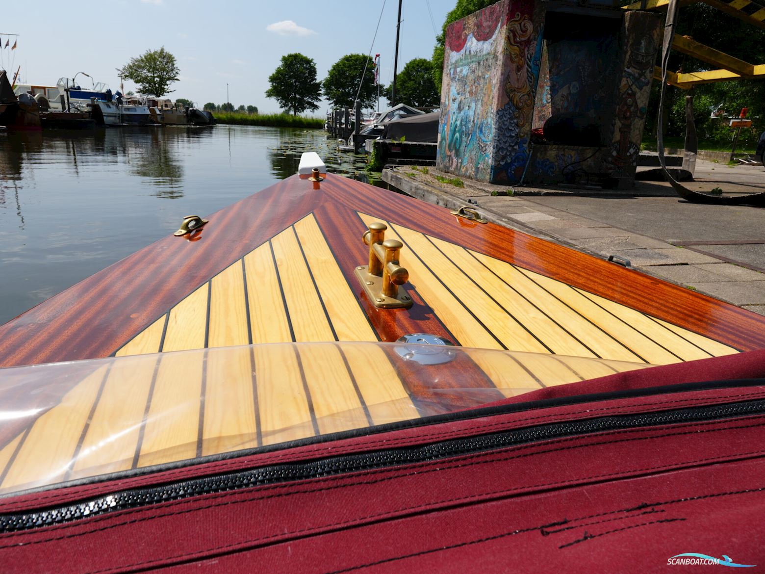 Klassieke Mahoniehouten Sloep 6.20