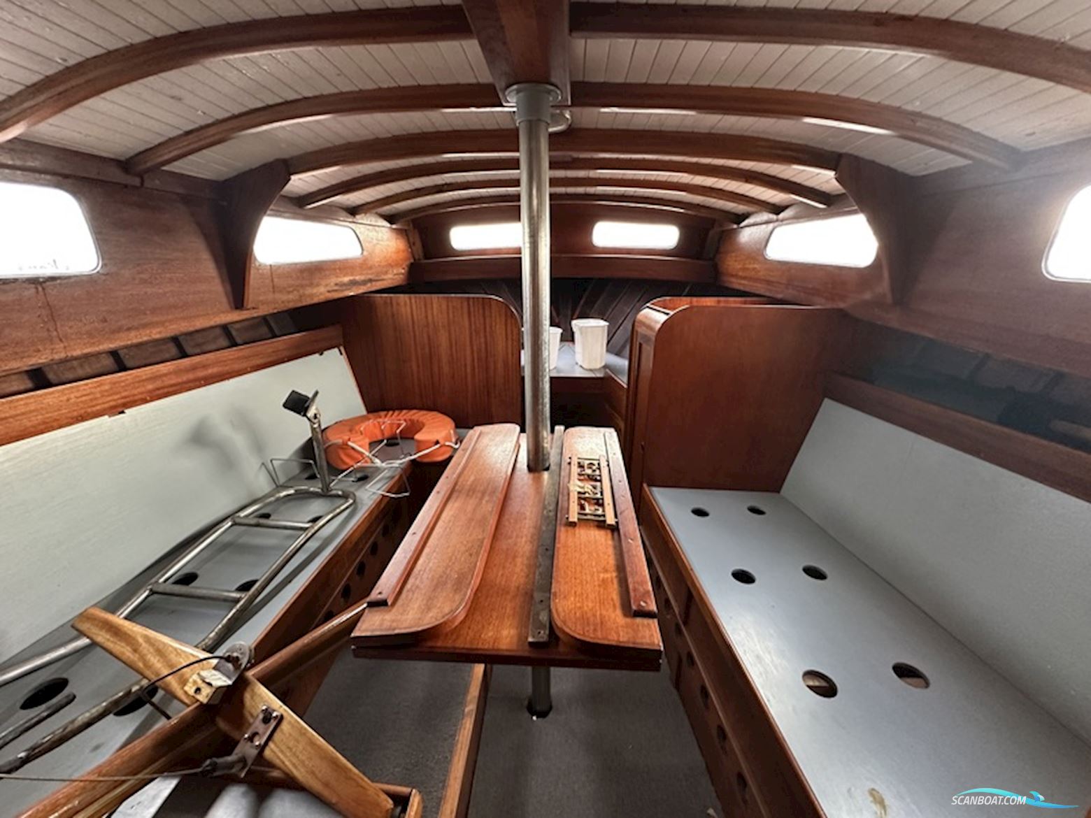 Klassisk Mahogni motorbåd/sejler