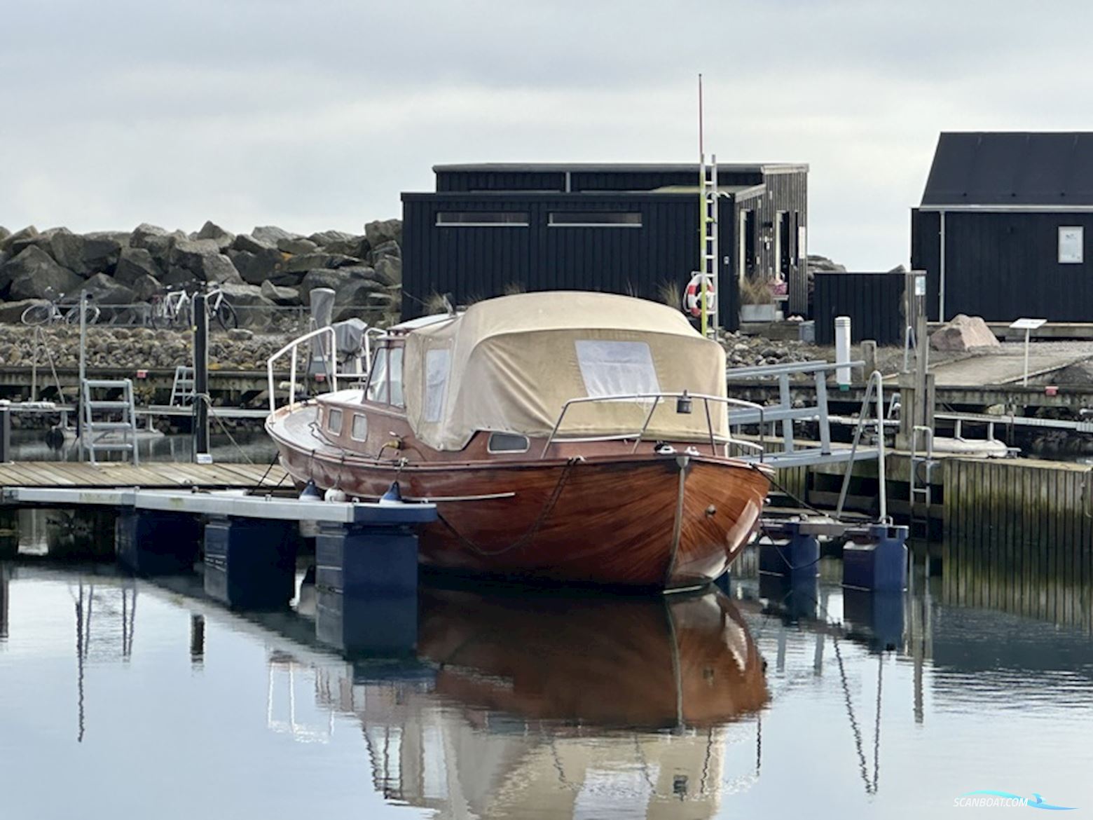 Klassisk Motorbåd Motorboten 1970, met Volvo Penta
 motor, Denemarken