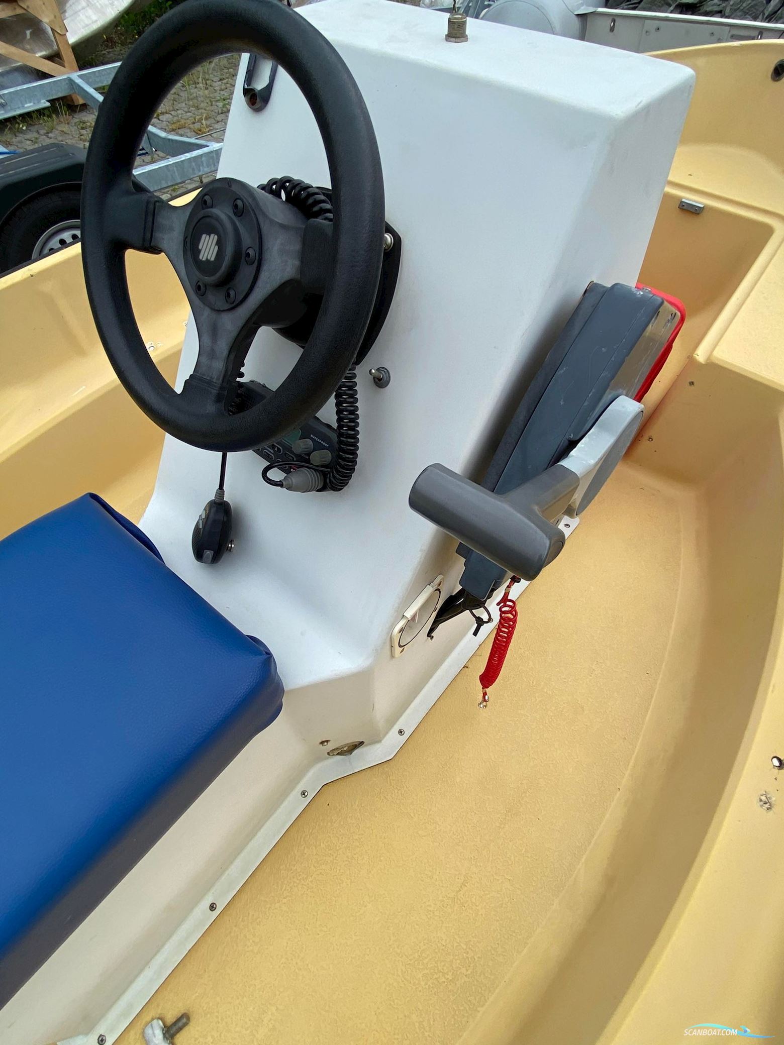 KMV WHIT Jolle med 15 hk Yamaha