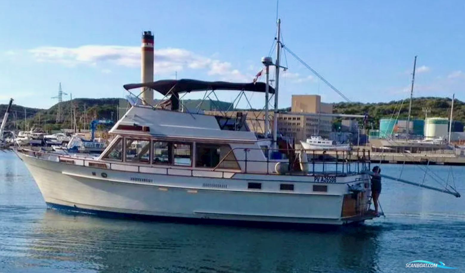 KONG AND HALVERSEN HK ISLAND GYPSY 44 Motorboten 1980, met Ford Lehman 120 motor, Spain