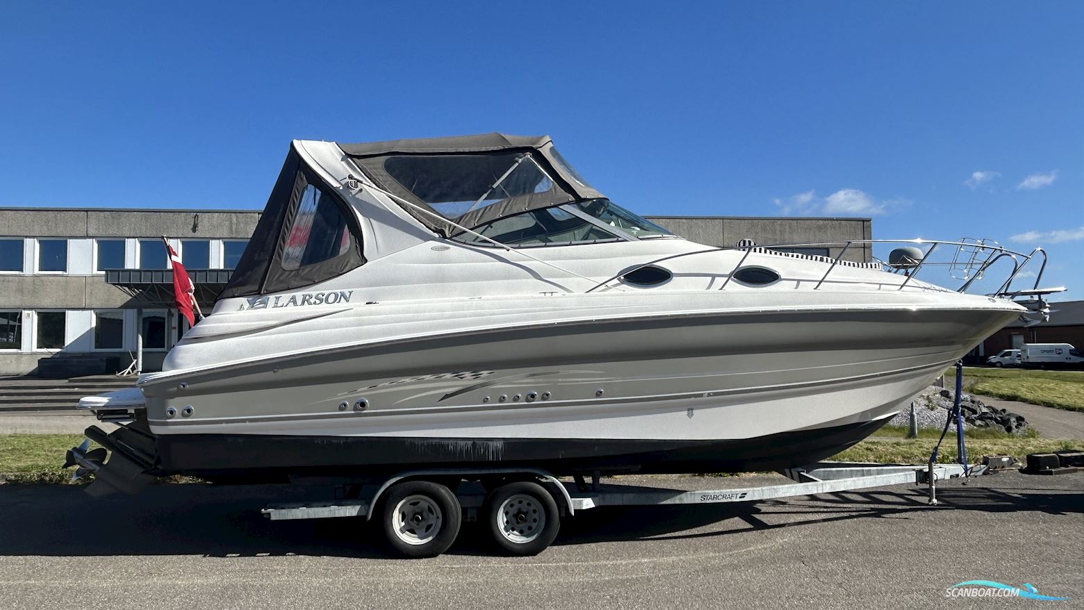 Larson 290 Cruiser Motorboten 2007, met 2 x Volvo Penta 5.0 l Gxi motor, Denemarken