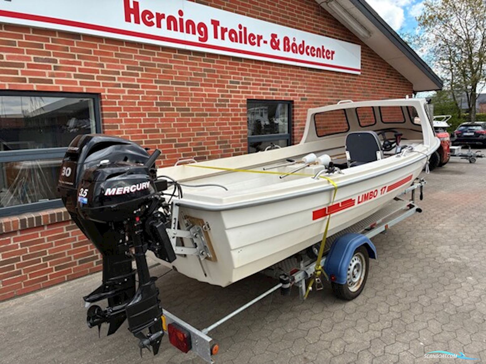 Limbo 17 m/hardtop m/Mercury F30 hk EFI 4-takt og Variant trailer