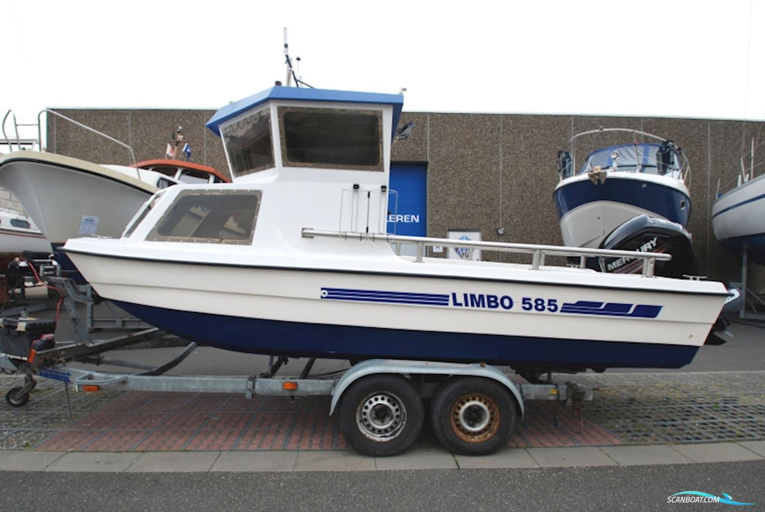 Limbo 585 Kabinebåd Motorboten 1990, met Mercury motor, Denemarken