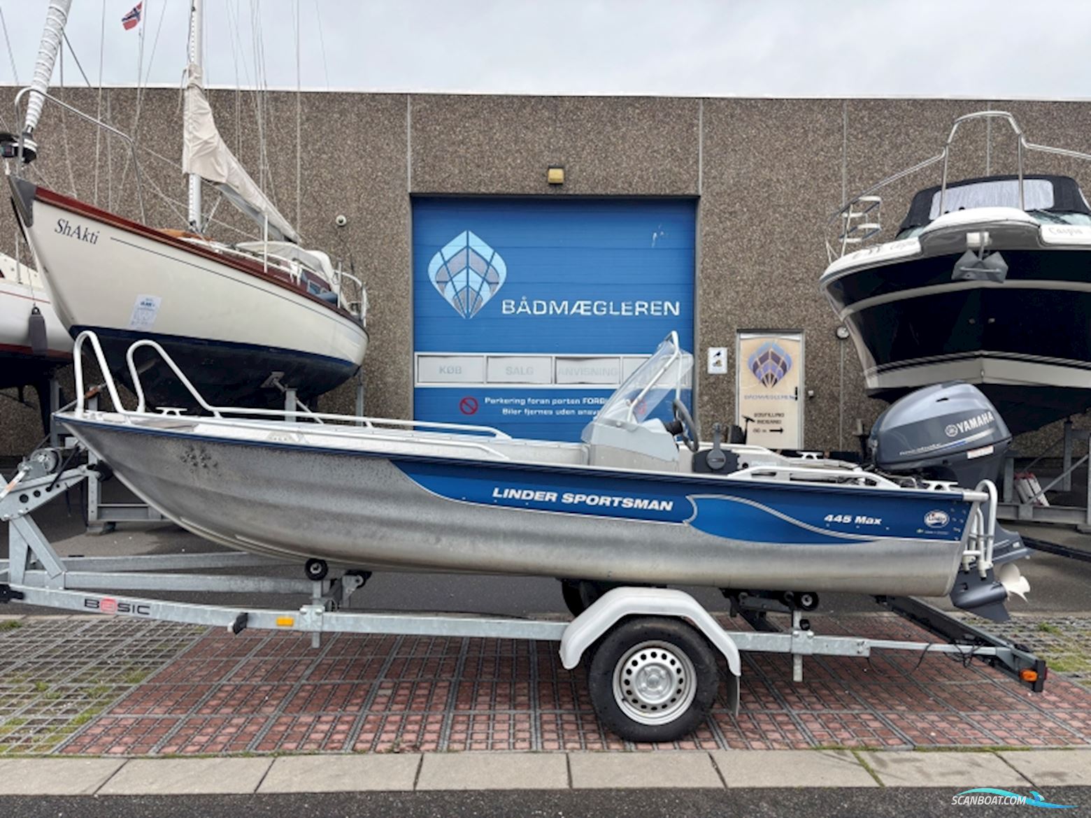 Linder 445 Max Sportsman Motorboten 2016, met Yamaha motor, Denemarken
