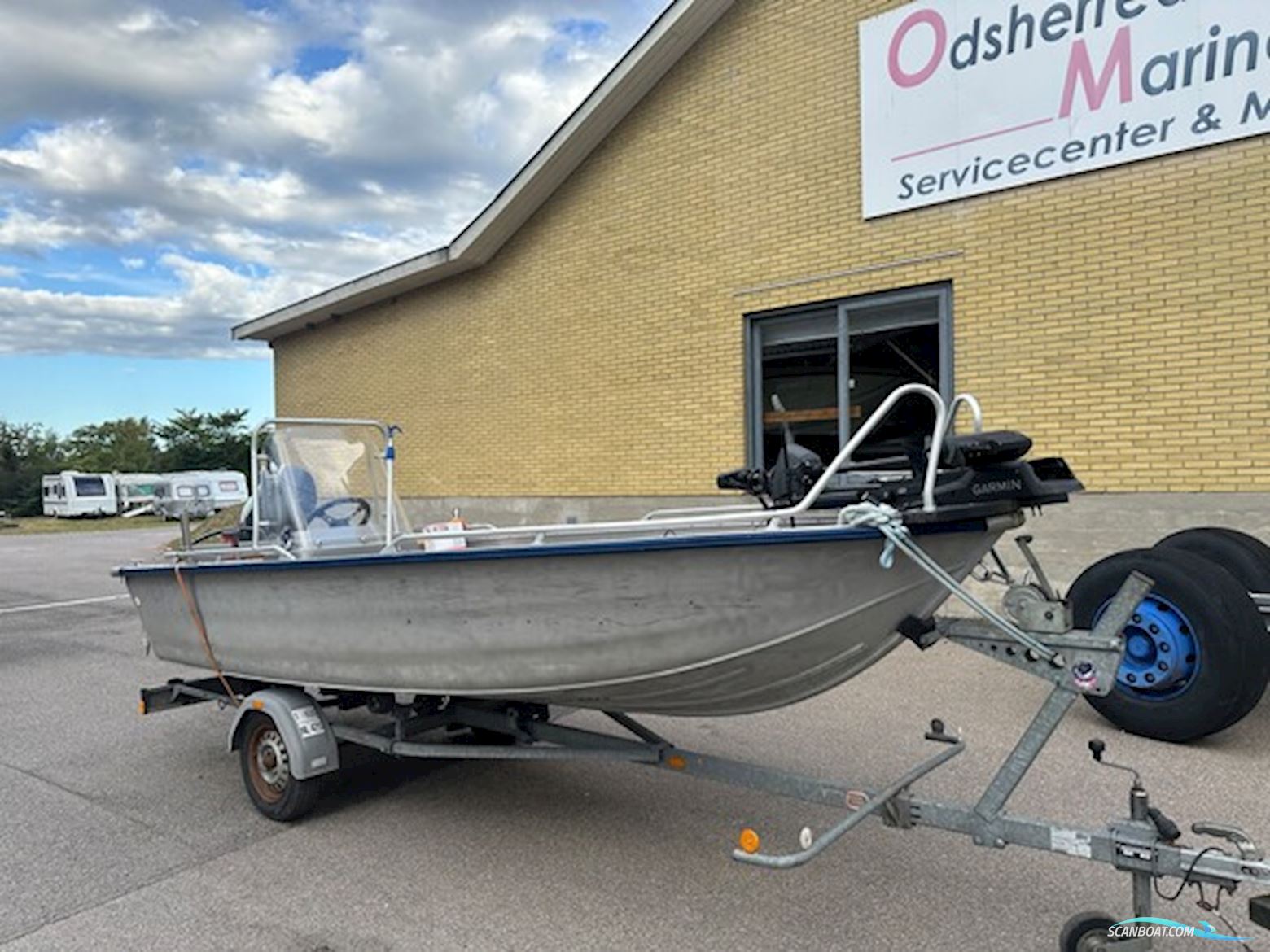 Linder Arkip 460 med Yamaha 50 hk, Garmin Force og trailer Uden el motor 79900  Motorboten 2023, met Yamaha motor, Denemarken