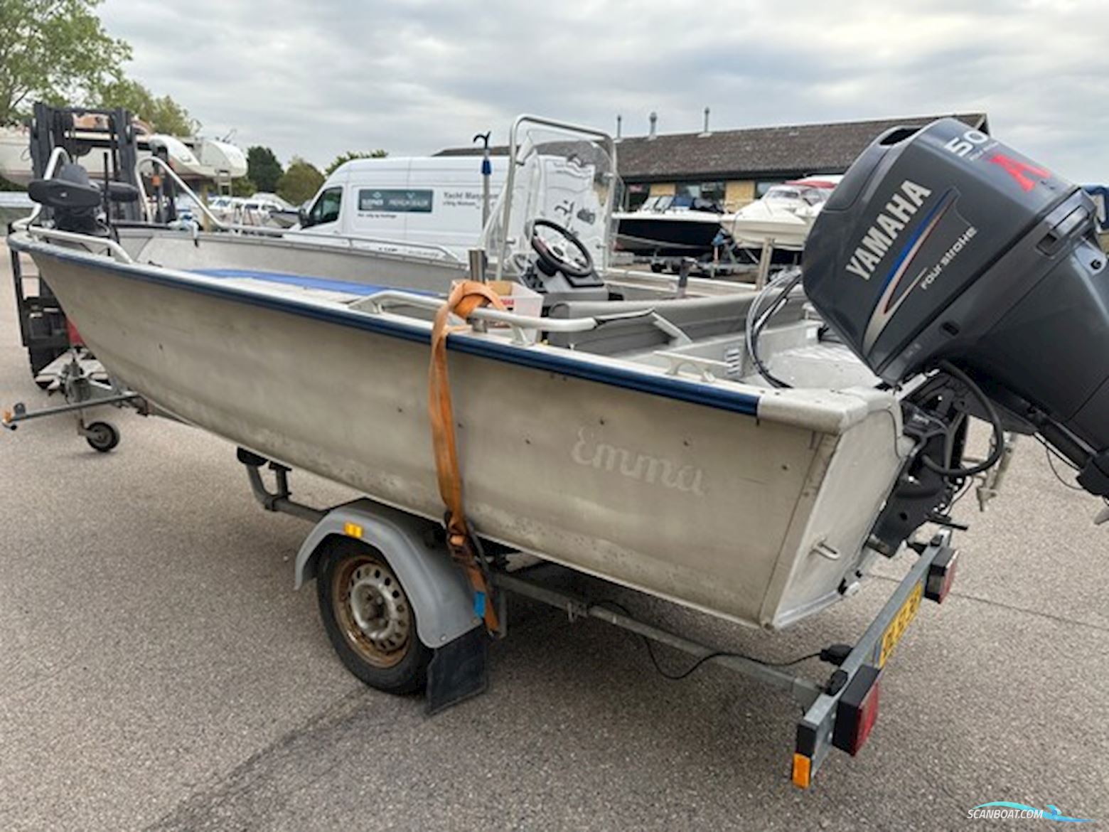 Linder Arkip 460 Med Yamaha 50 hk, Garmin Force og Trailer Uden el Motor 79900