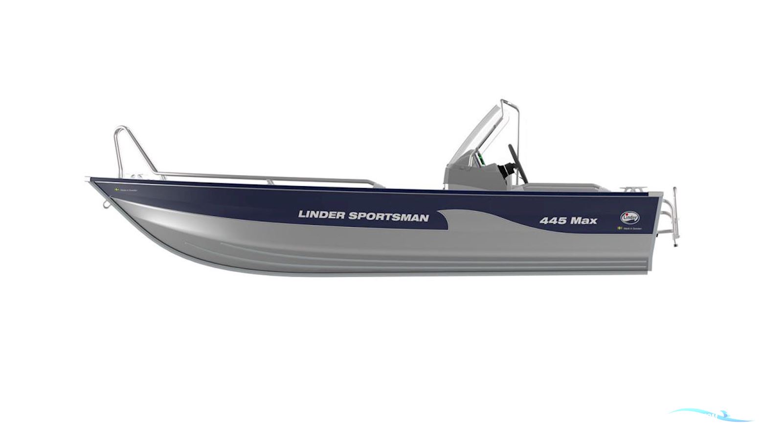Linder Sportsman 445 Max Motorboten 2023, met Yamaha motor, Sweden