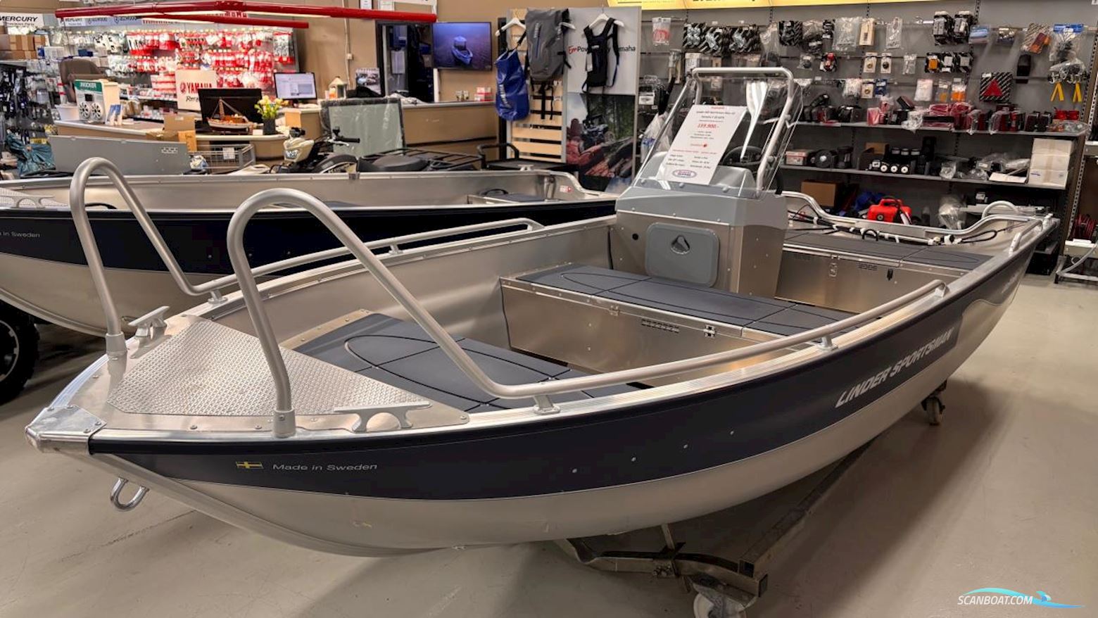 LINDER SPORTSMAN 445 MAX Motorboten 2023, met Yamaha motor, Sweden