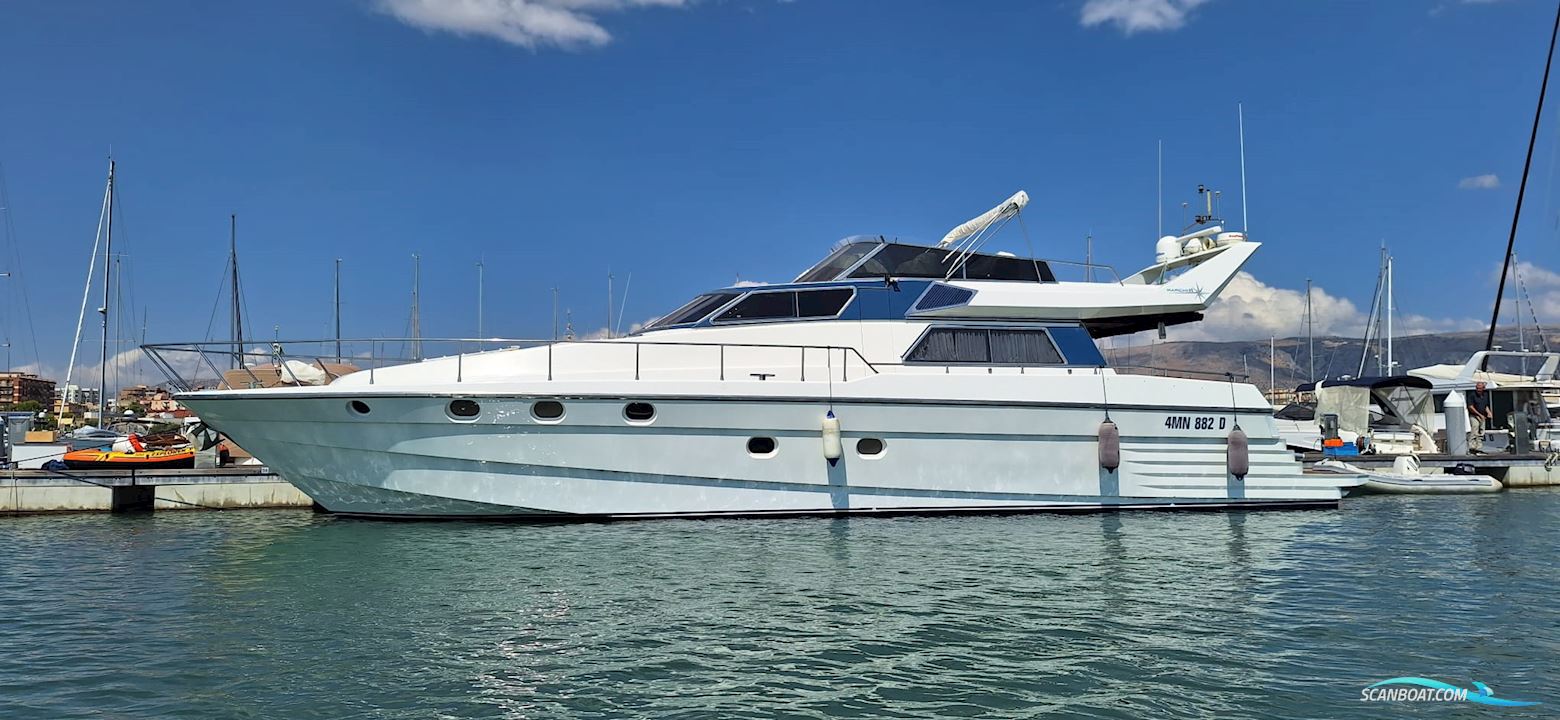 Marchi 65 Flybridge Motorboten 2001, met Caterpillar 3412 / 1250 HK motor, Spain