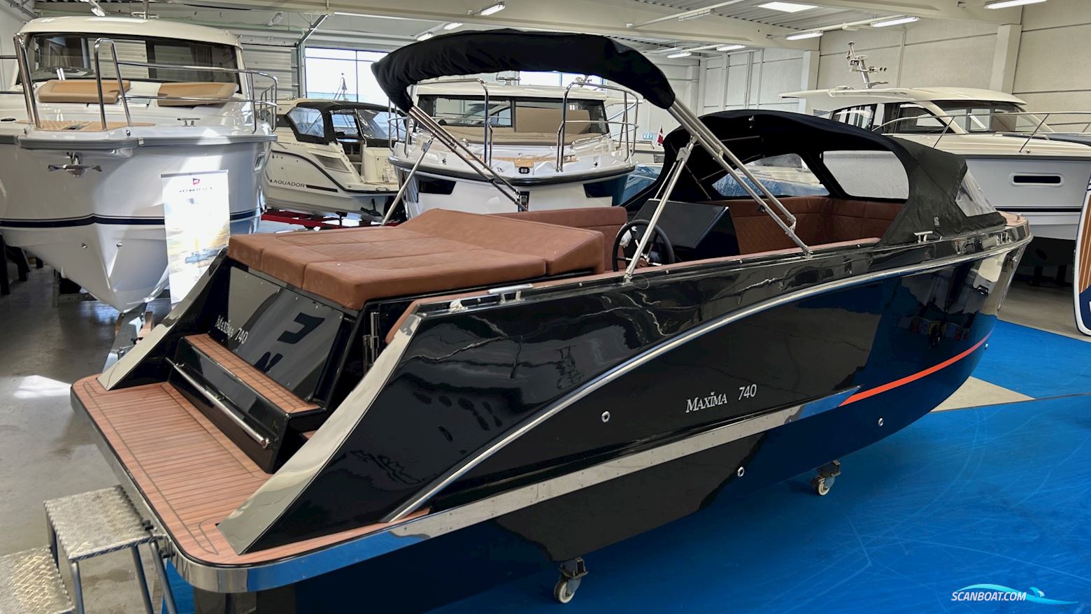 Maxima 740 Motorboten 2025, met Mercury 80 hk 4-takt  motor, Denemarken
