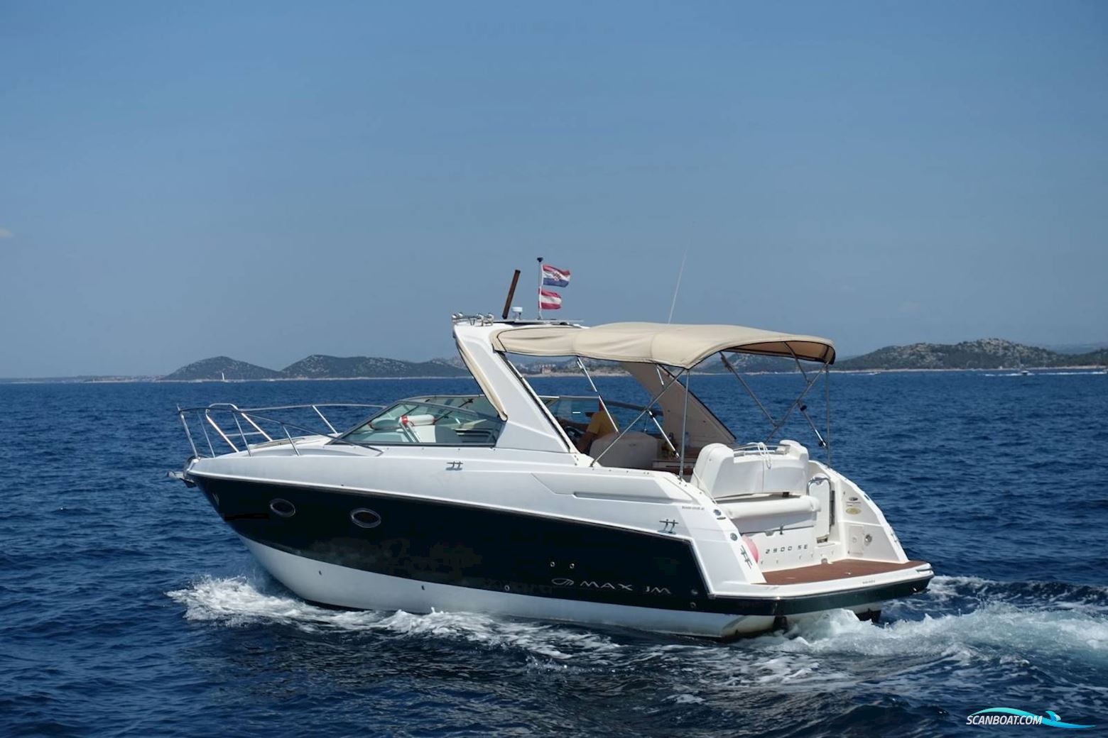 Maxum 2900 Sport Express Motorboten 2007, met Mercruiser MCM 4.3 MPI motor, Kroatië