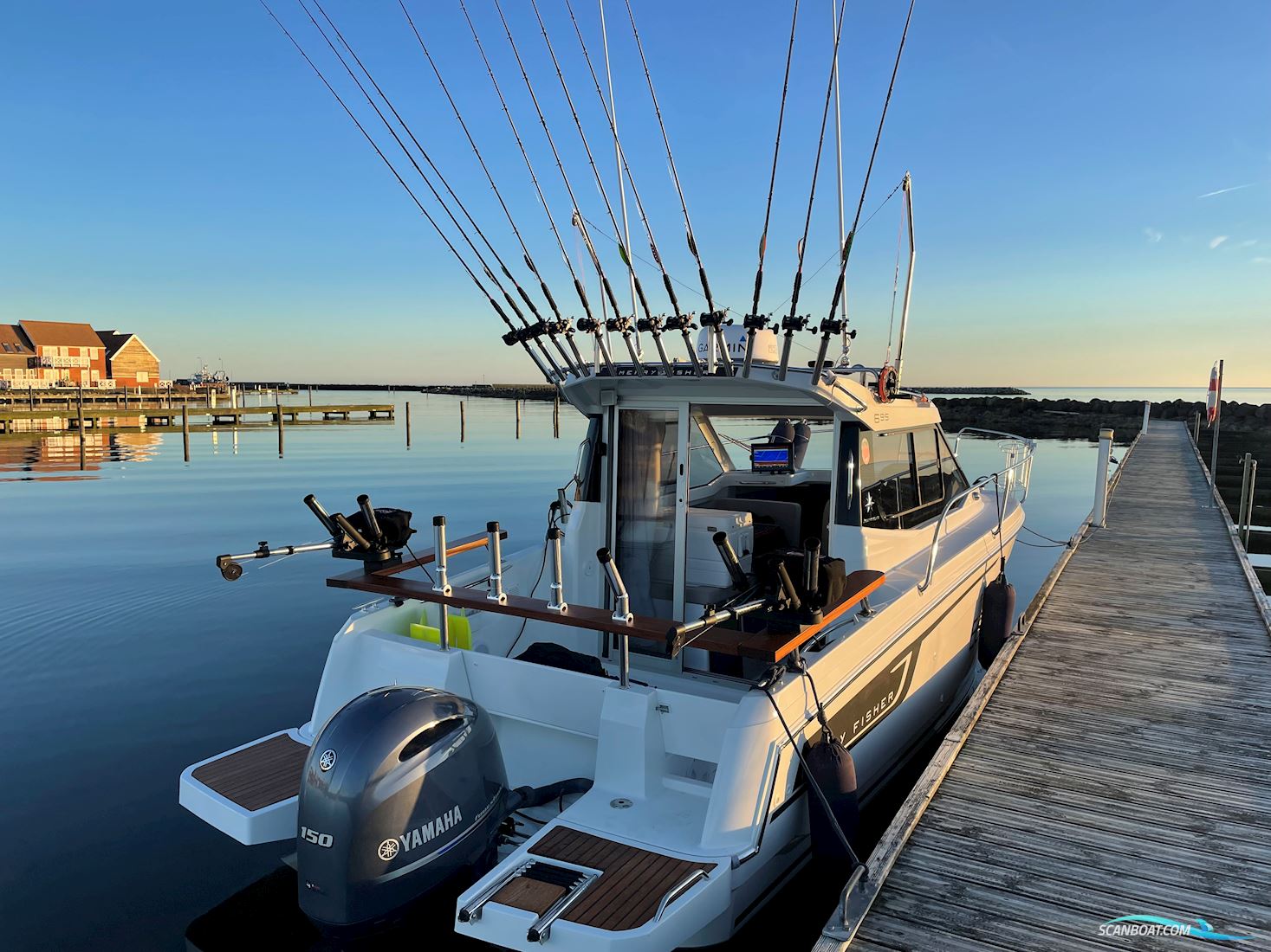 Merry Fisher 695 Motorboten 2016, met Yamaha motor, Denemarken