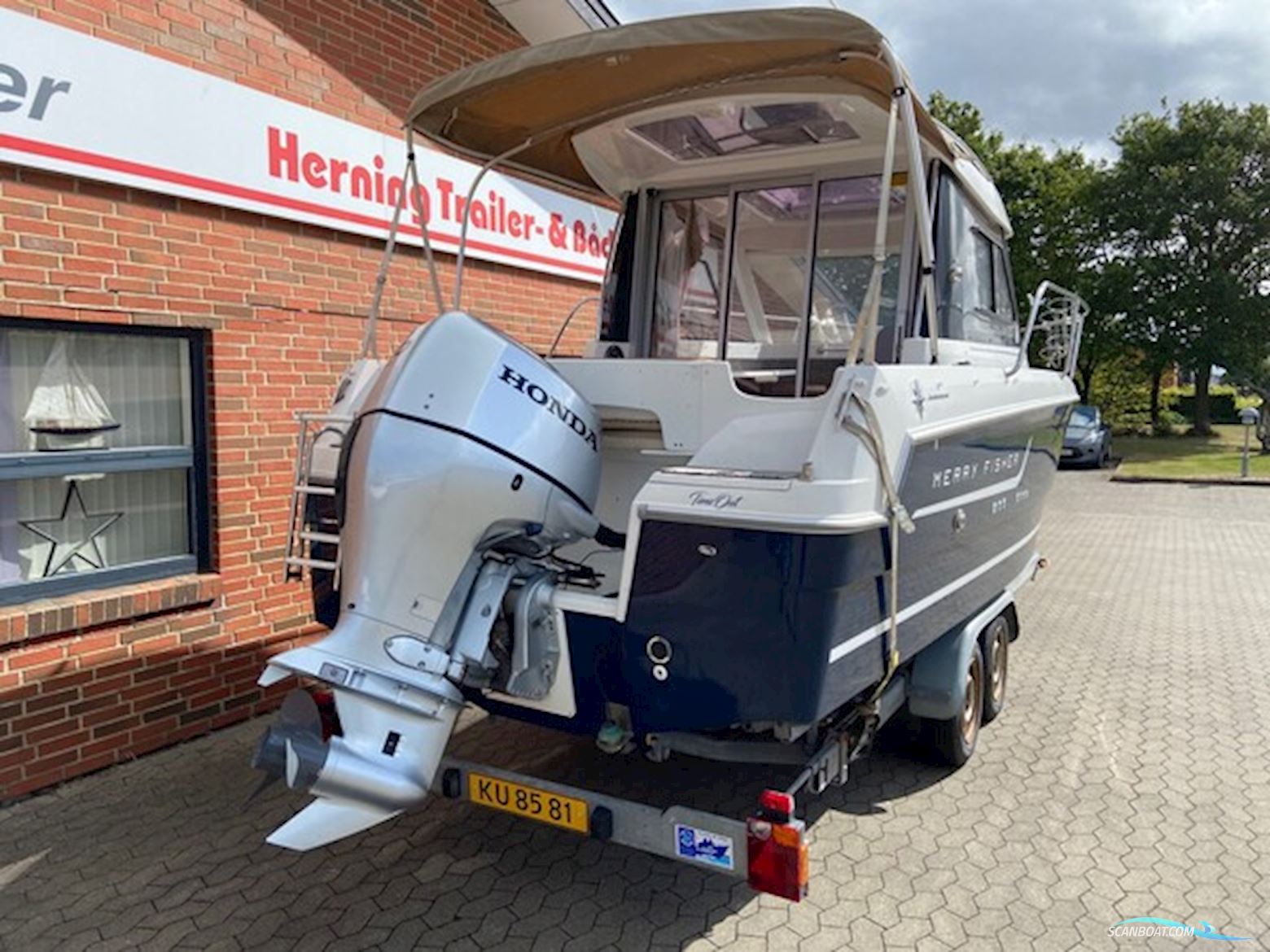 Merryfisher 645 m/Honda F150 hk V-Tec og Variant trailer