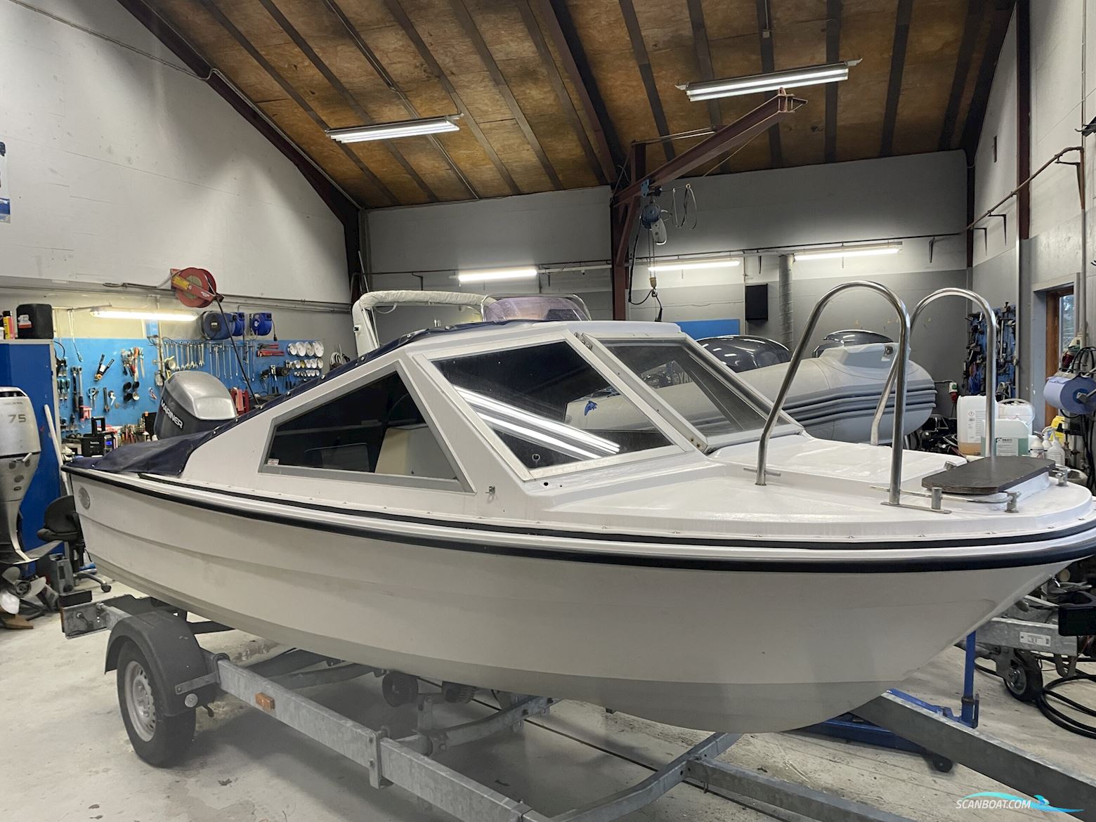 Mørebas 16 DC Motorboten 2024, met Mariner F50Elpt motor, Denemarken