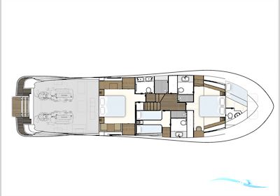 Monachus Yachts Monachus 70 Fly Motorboten 2026, met Volvo Penta D13-Ips 1200 motor, Kroatië