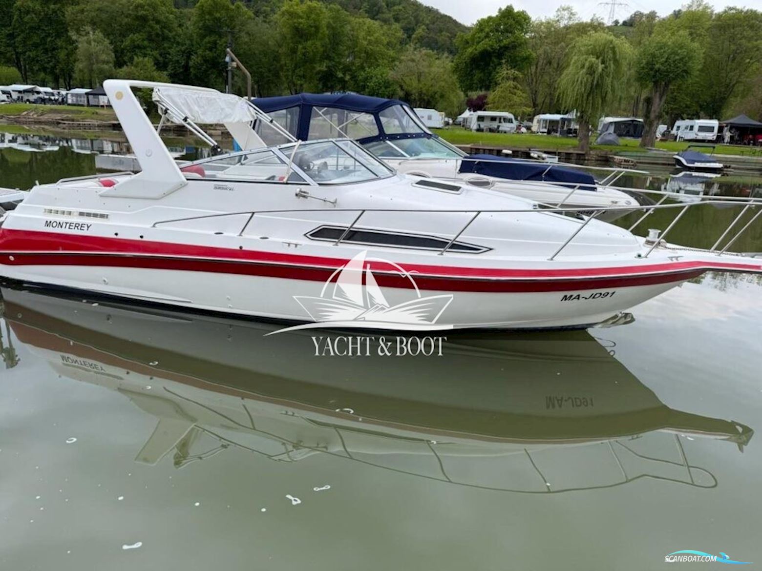 Monterey 250 Cruiser Motorboten 1990, met Mercruiser motor, Duitsland