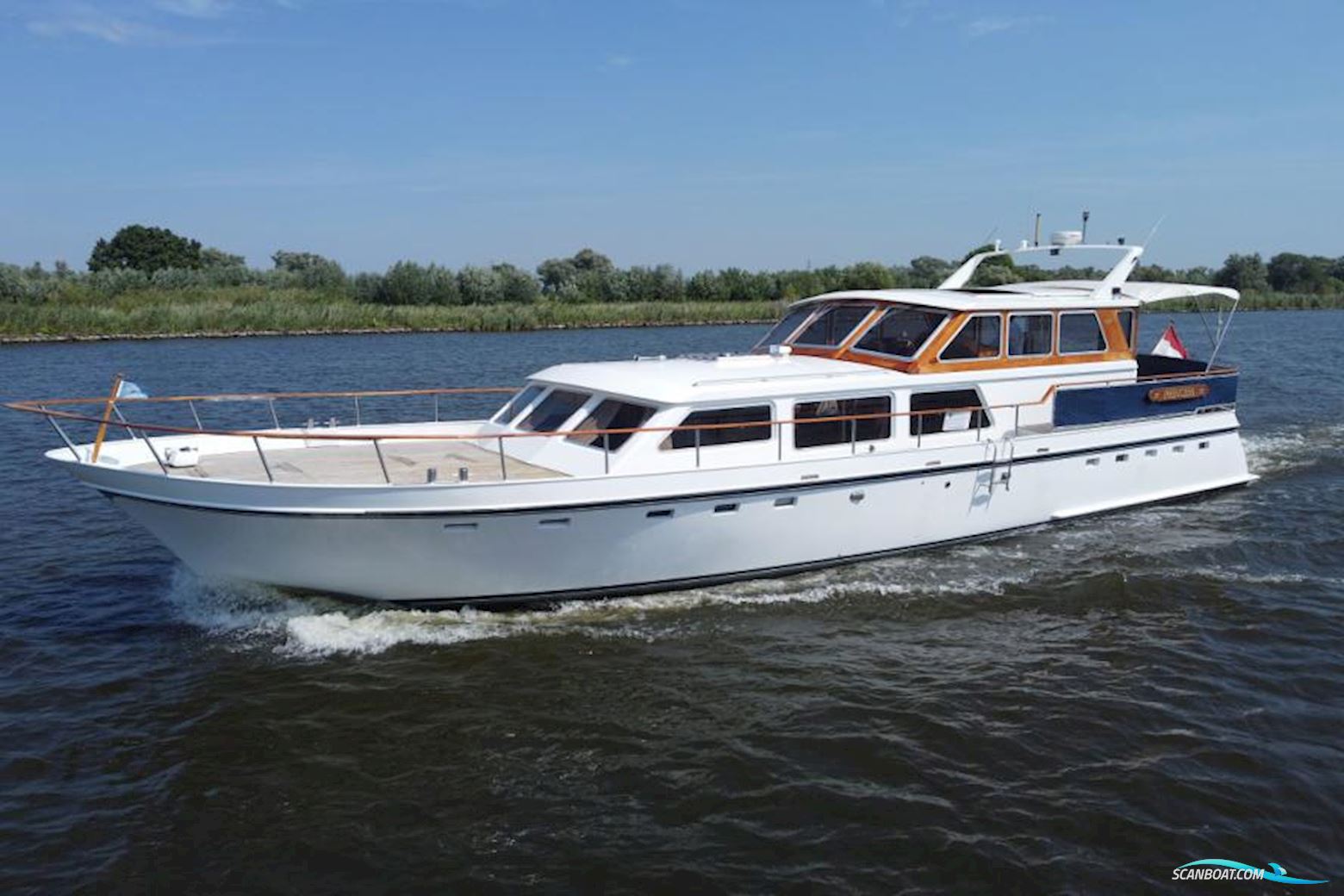 Mulder Favorite Superieur 54 Motorboten 1990, met Ford Lehman 135 pk. motor, The Netherlands