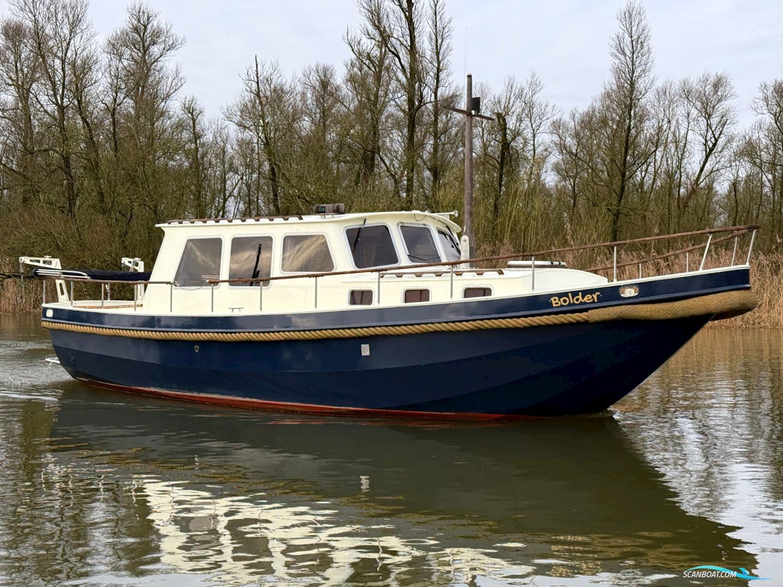 Multivlet 11.40 OK Motorboten 1995, met Mercedes motor, The Netherlands