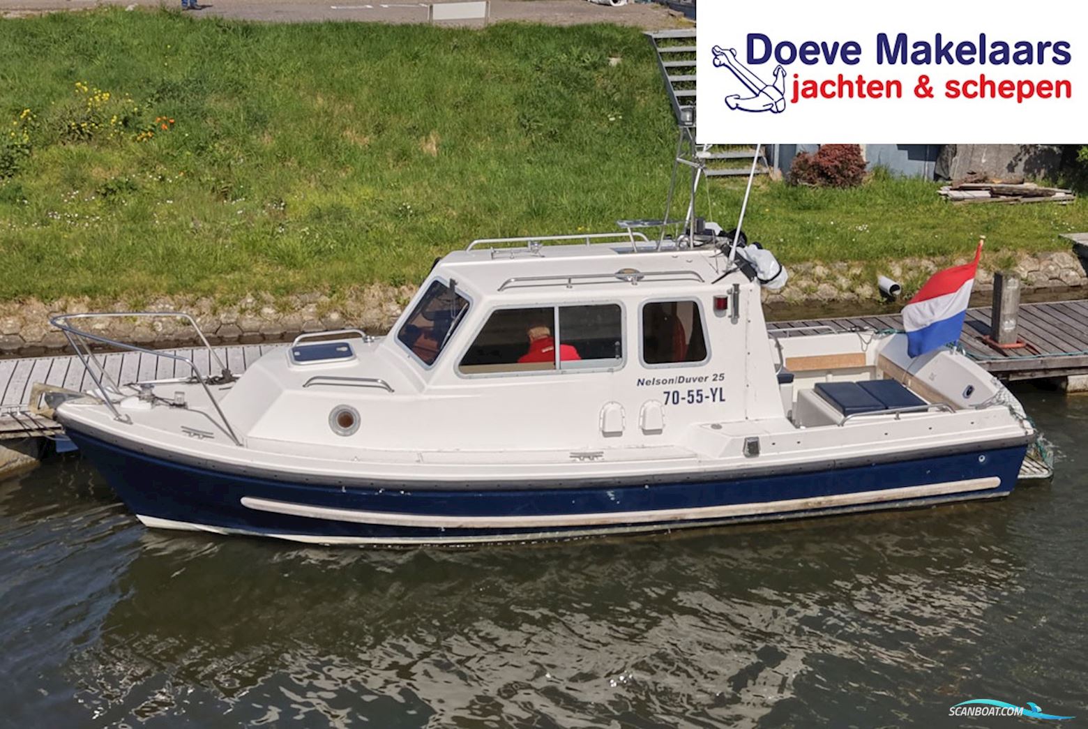 Nelson Duver 25 Motorboten 1993, met Volvo Penta<br />AD31D motor, The Netherlands