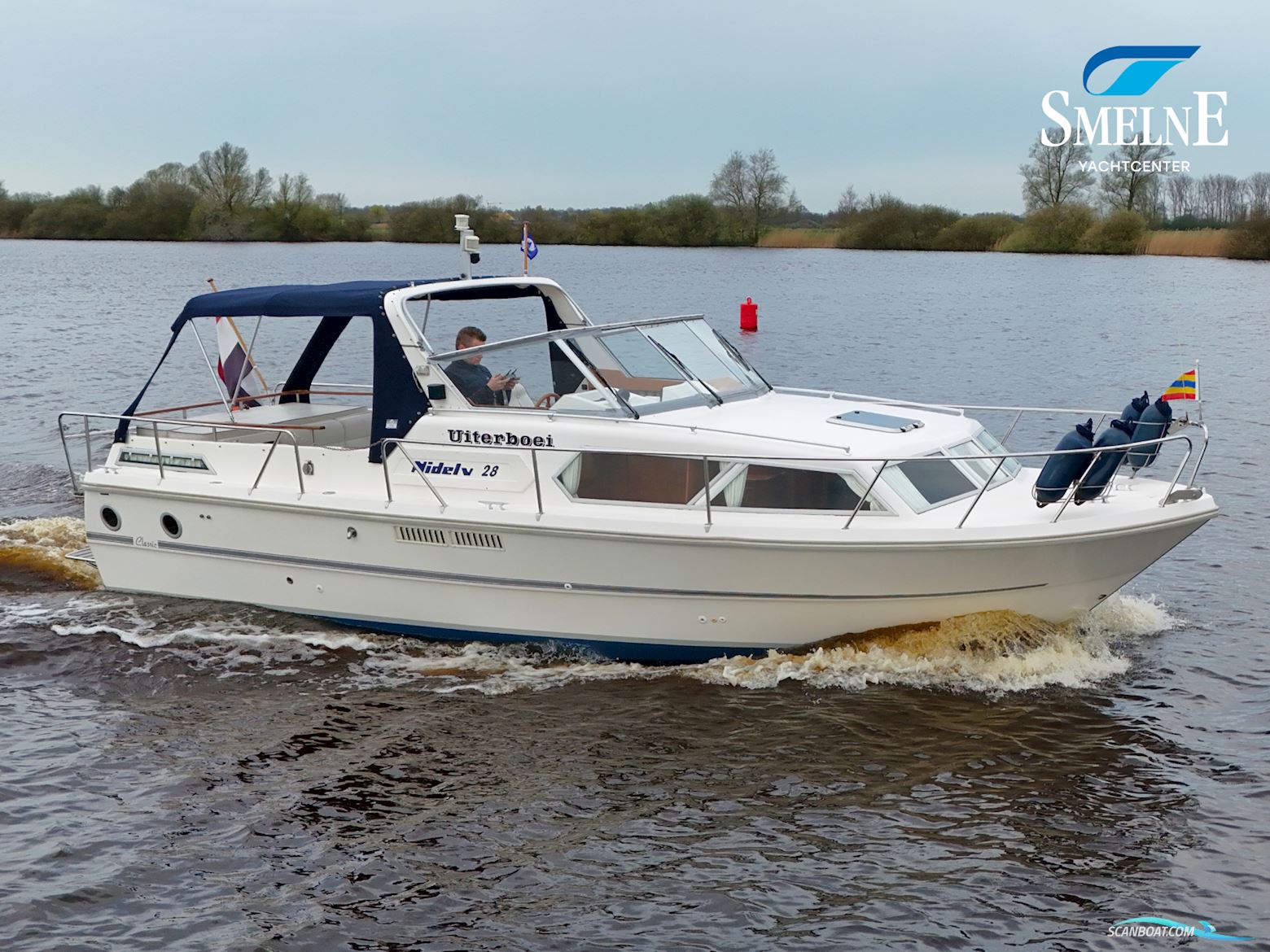 Nidelv 28 Classic Motorboten 1998, met Yanmar, 4JH2-Ute motor, The Netherlands