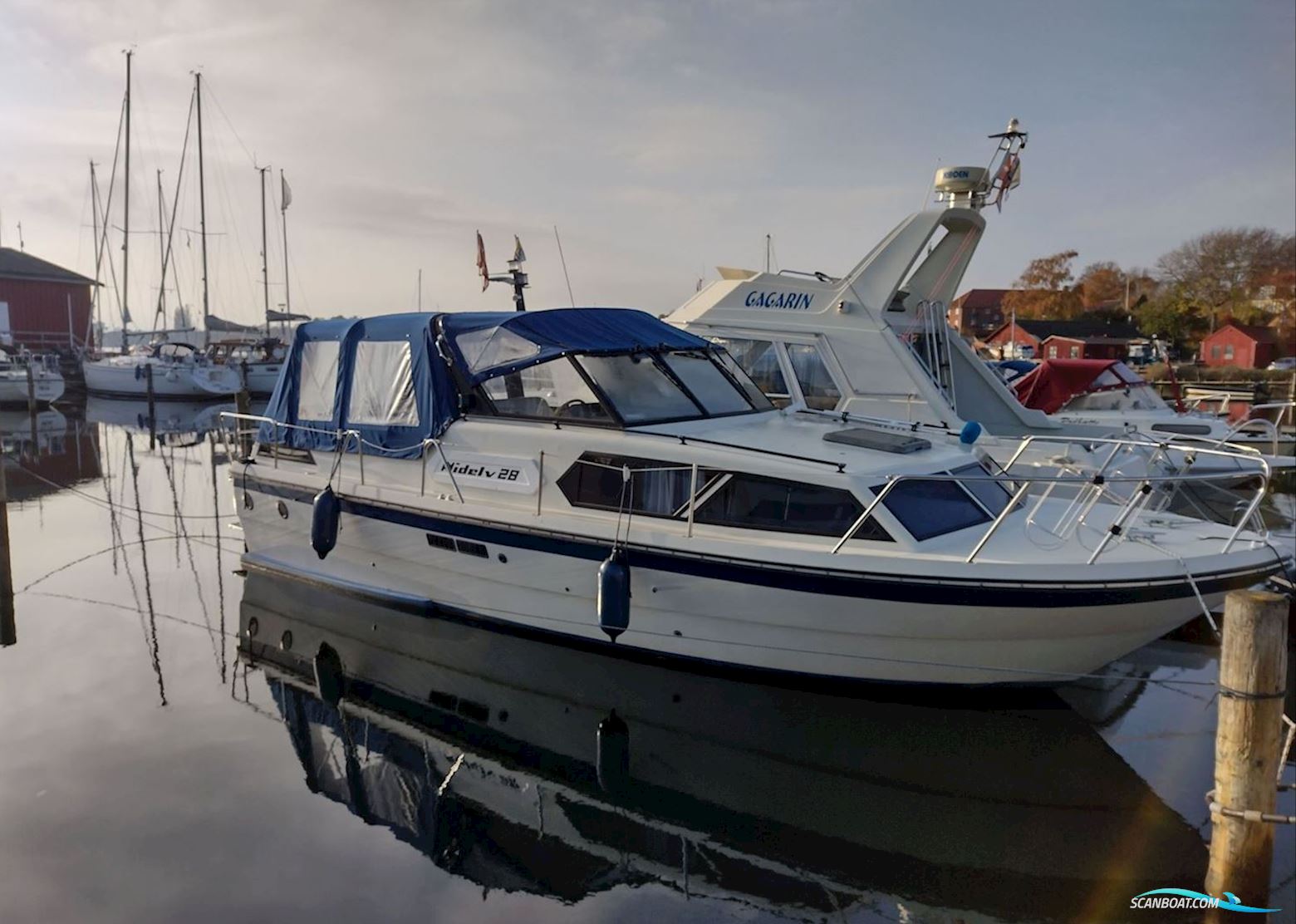 Nidelv 28 Motorboten 1985, met Volvo Penta motor, Denemarken