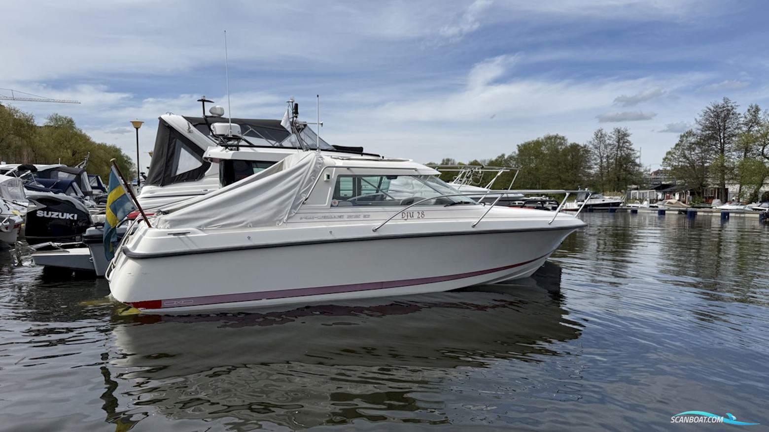 Nimbus 22 Coupe Motorboten 1990, met  Volvo Penta motor, Sweden