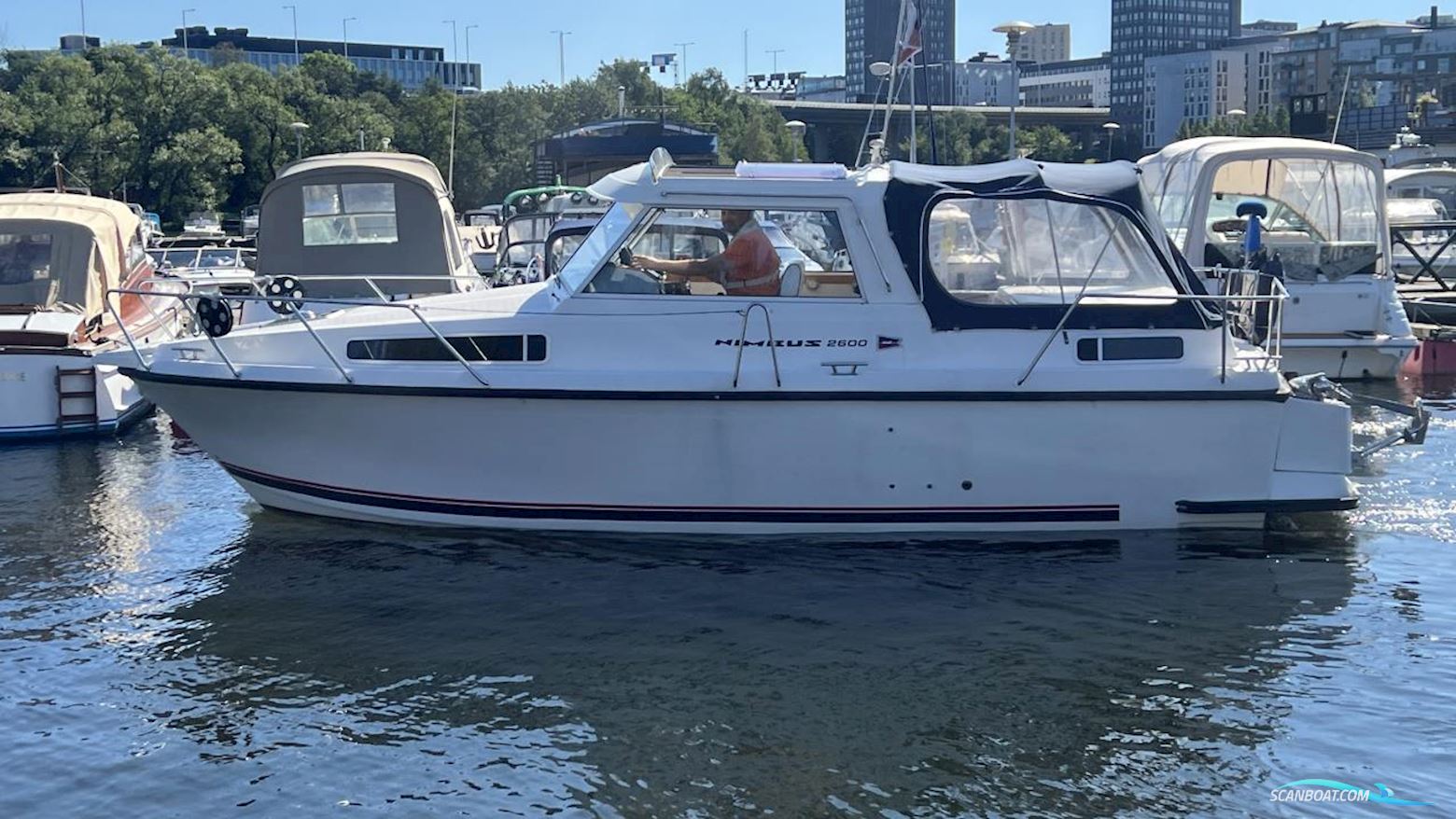 Nimbus 2600 Motorboten 1989, met Volvo Penta motor, Sweden
