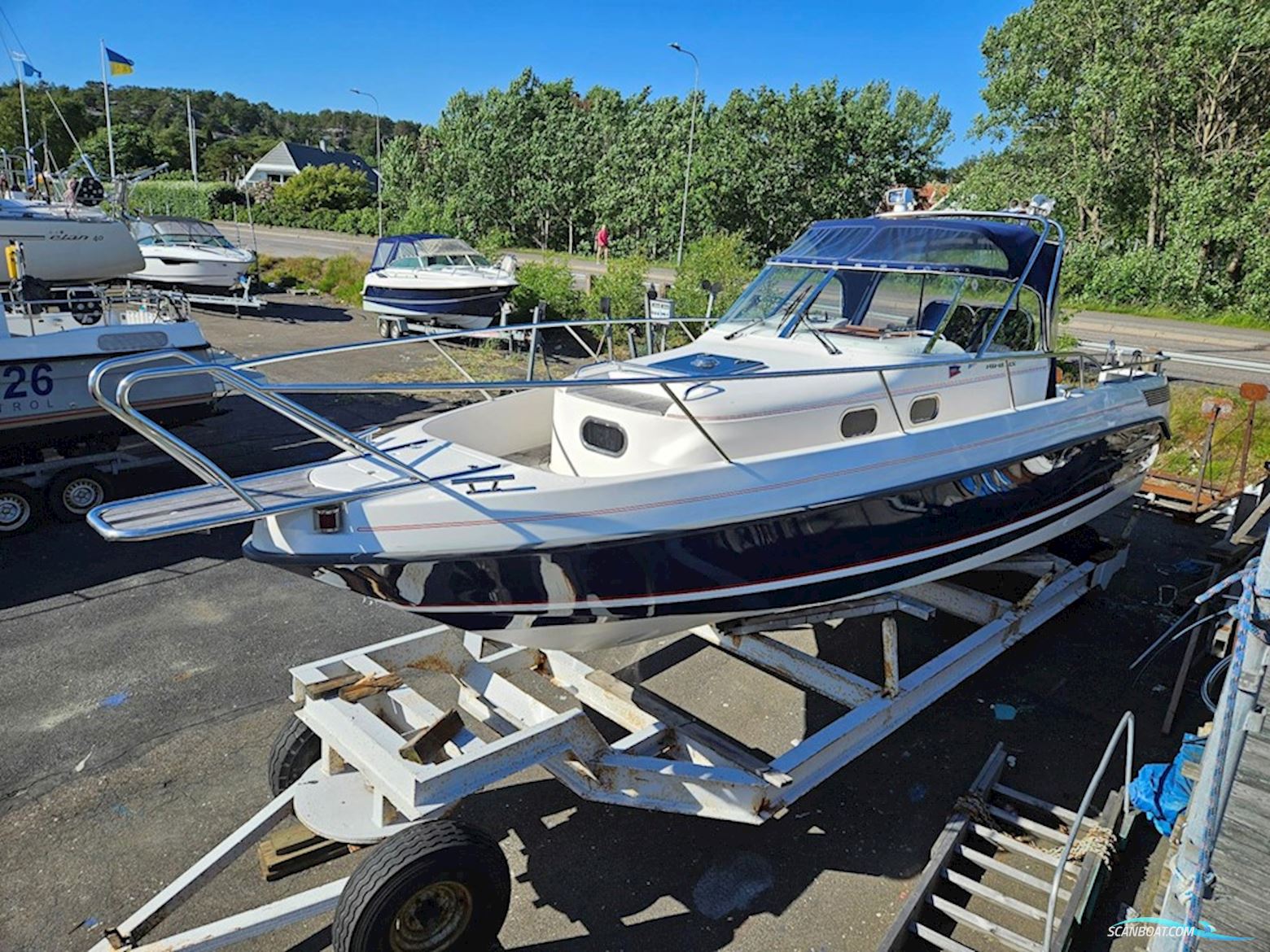 Nimbus 29 Nova Motorboten 2005, met Volvo Penta Kad 300/DP motor, Sweden
