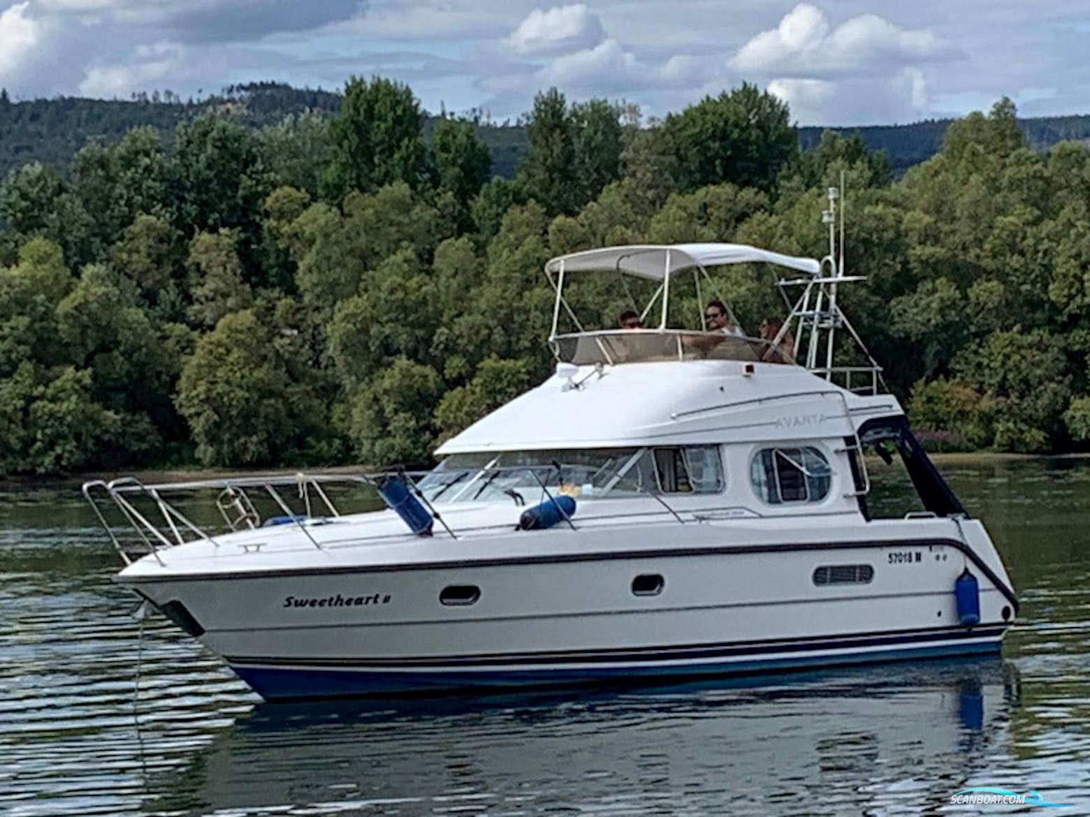 Nimbus 33 Avanta Fly Motorboten 1996, met Volvo Penta Tmd 30 motor, Duitsland