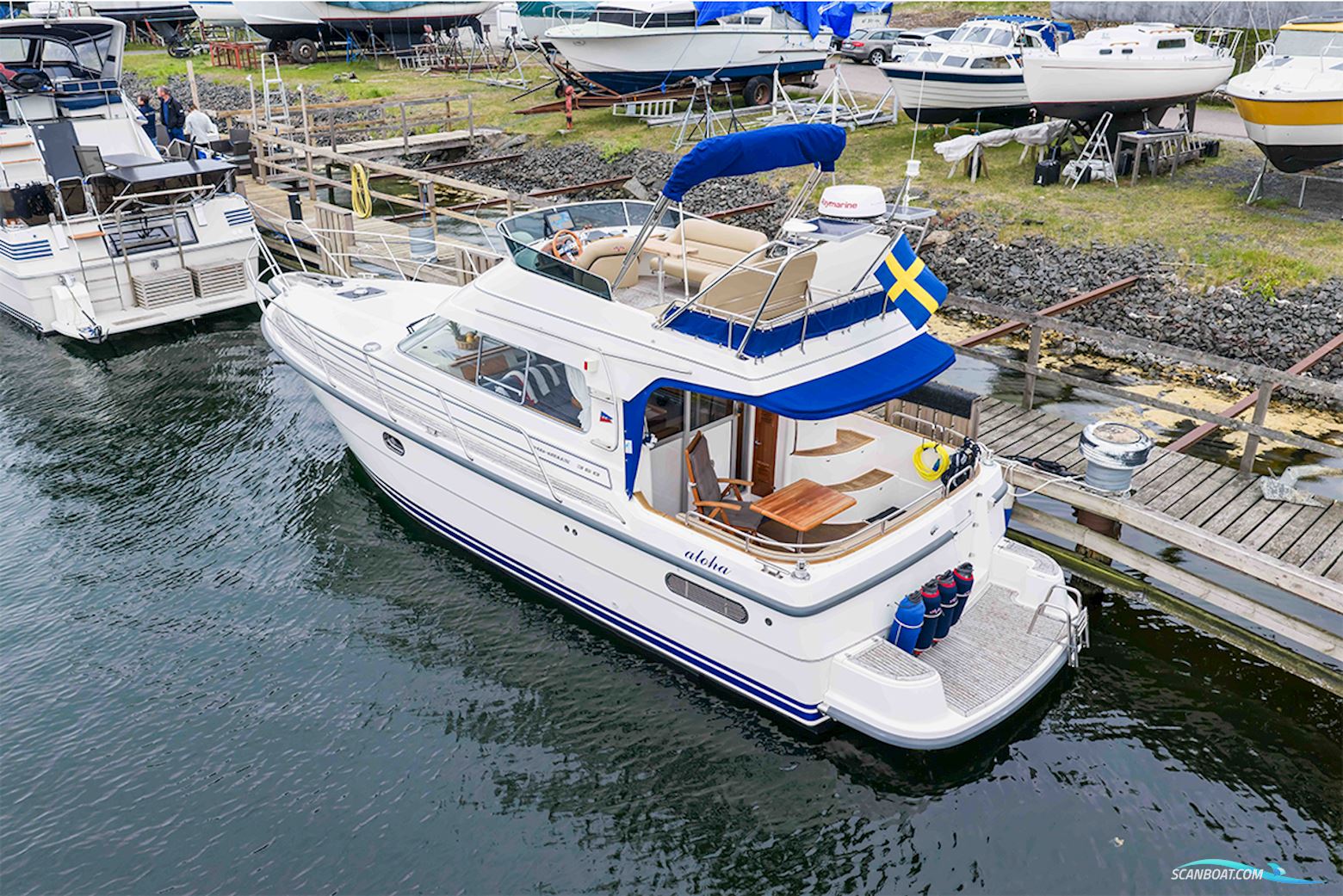 Nimbus 380 Carisma Motorboten 2000, met Volvo Penta motor, Sweden
