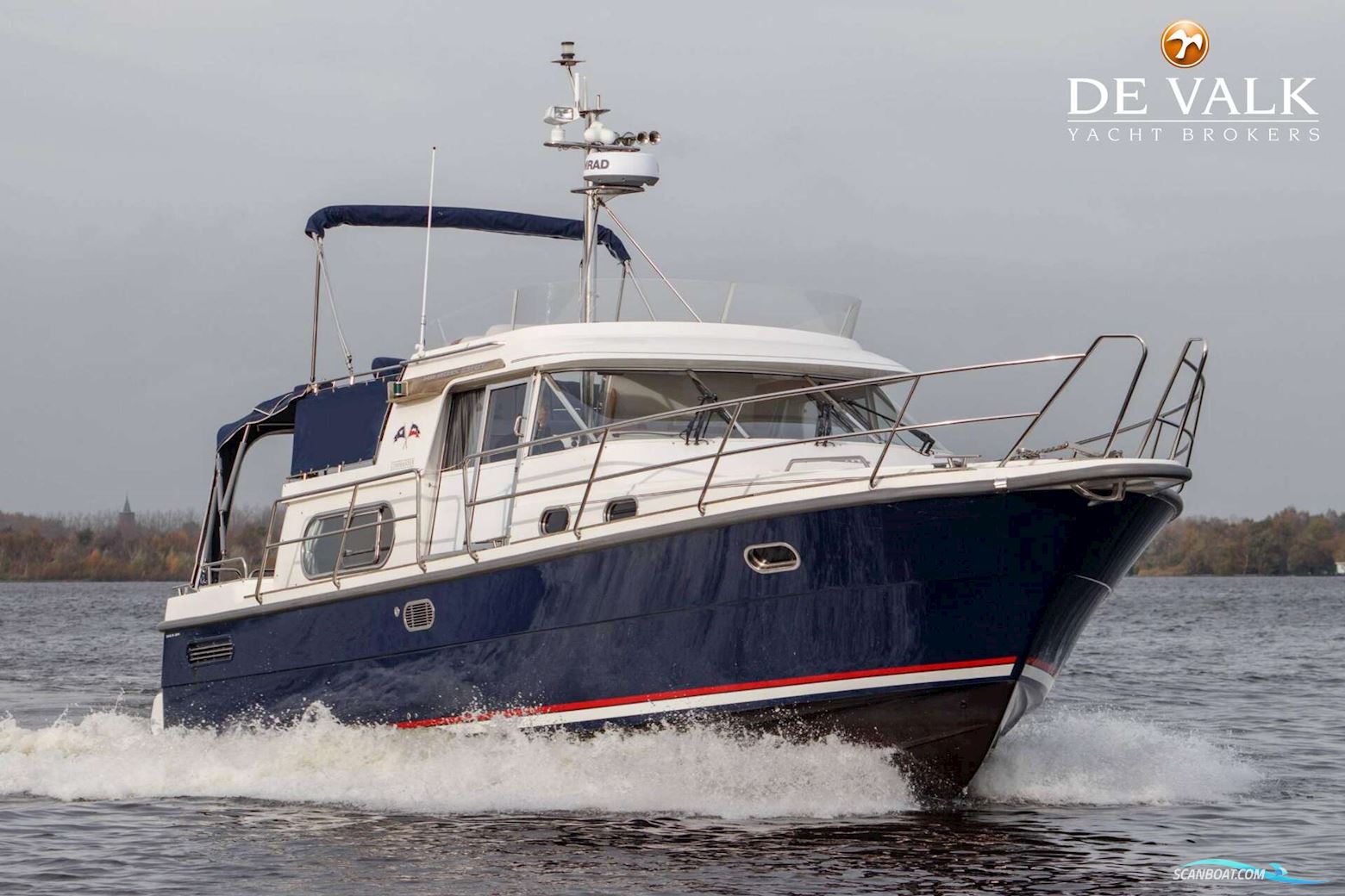 Nimbus 380 Commander Motorboten 2004, met Volvo Penta motor, The Netherlands