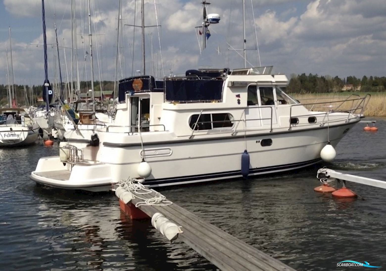 Nimbus 380 Commander Motorboten 2003, met Volvo Penta Kamd 43 motor, Sweden