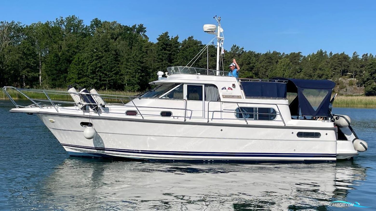 Nimbus 380 Commander Motorboten 2001, met Volvo Penta motor, Sweden