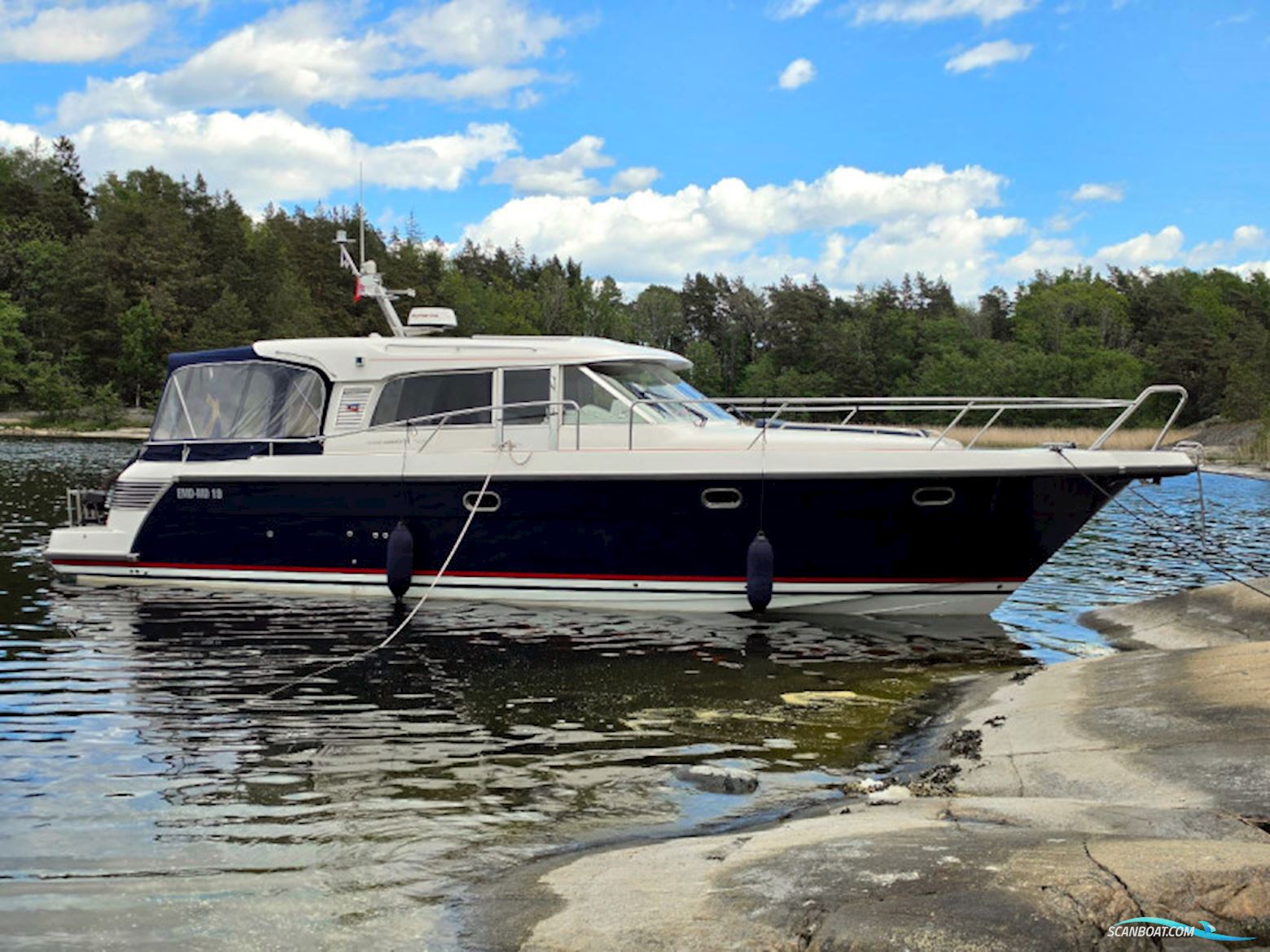 Nimbus 42 Nova Coupé Motorboten 2007, met Volvo Penta  D6 motor, Sweden